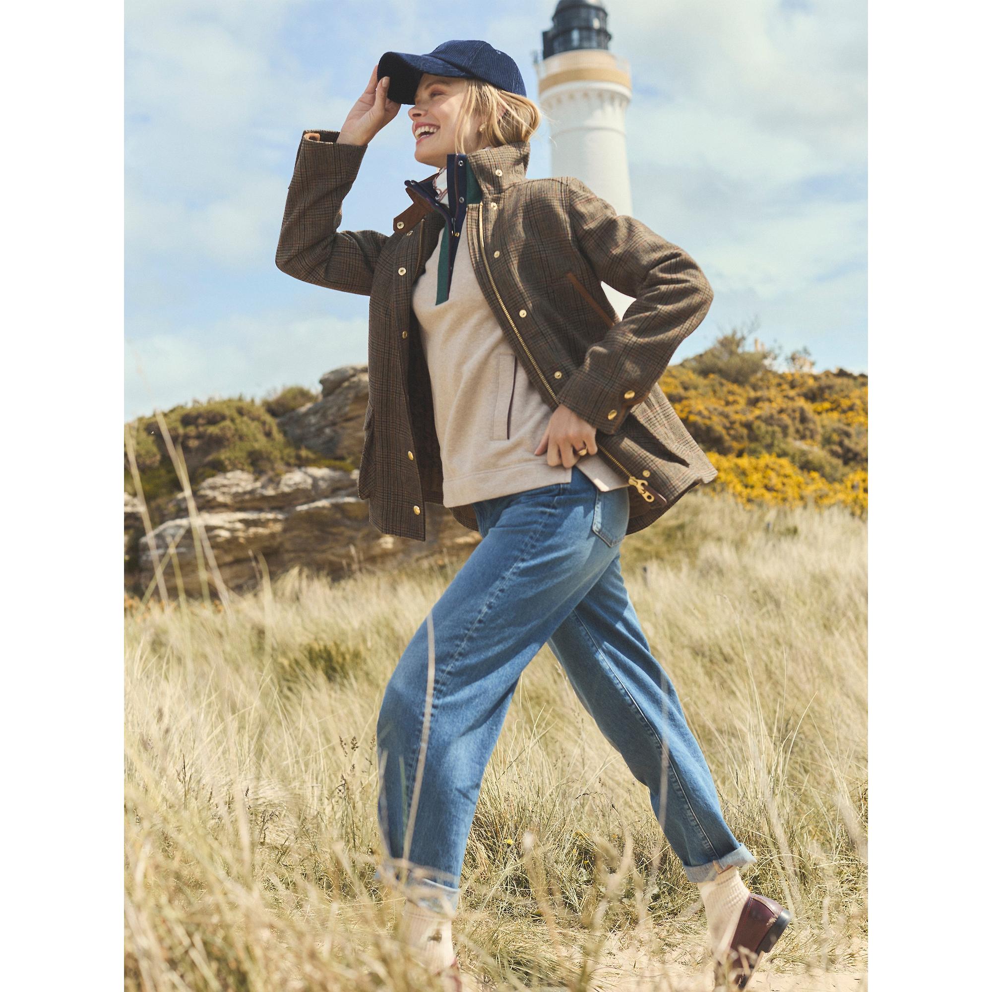 Product image 14 of 15 of Joules Women's Contemporary Fieldcoat Tweed Jacket - Brown Check