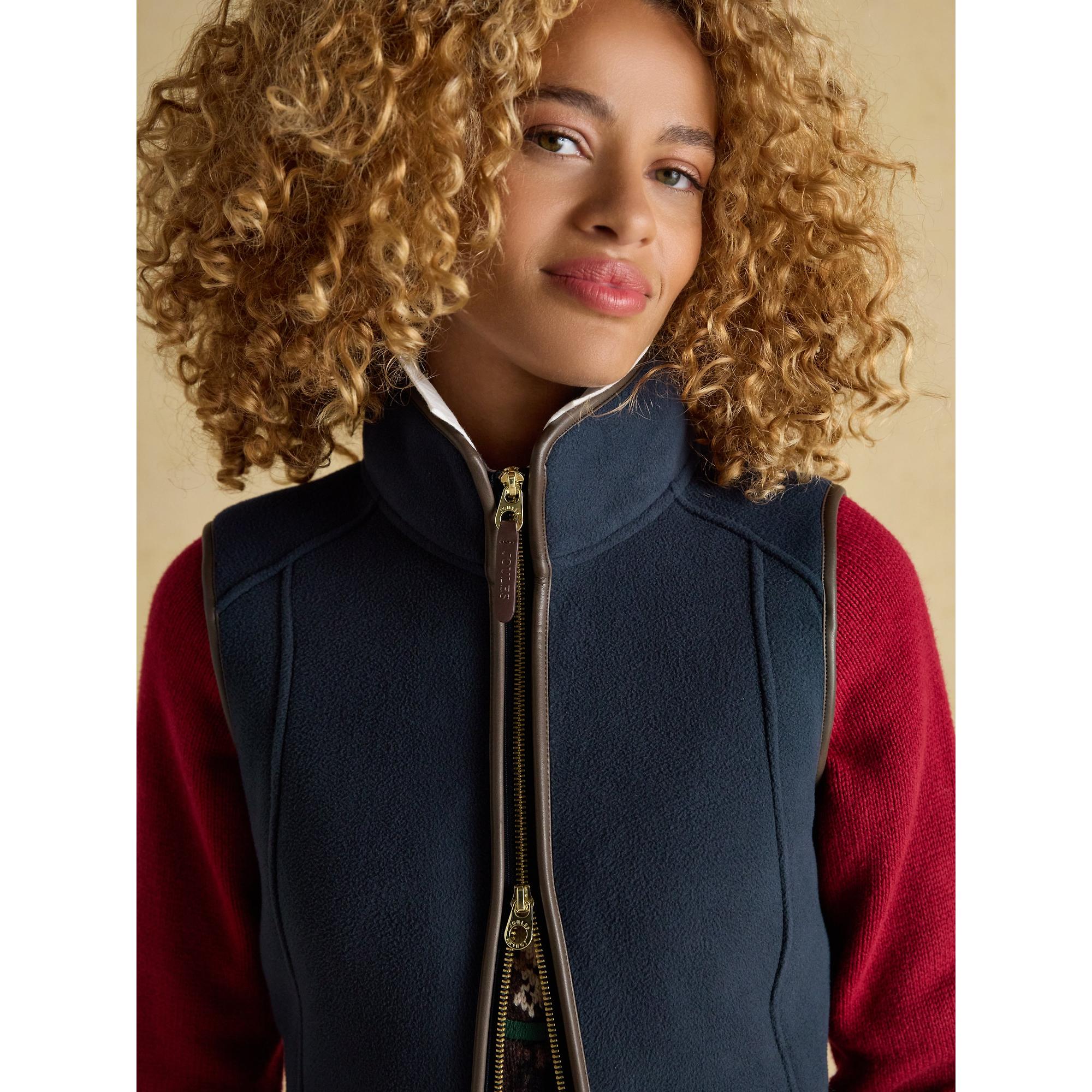 Product image 10 of 12 of Joules Women's Heritage Fleece Gilet - Navy