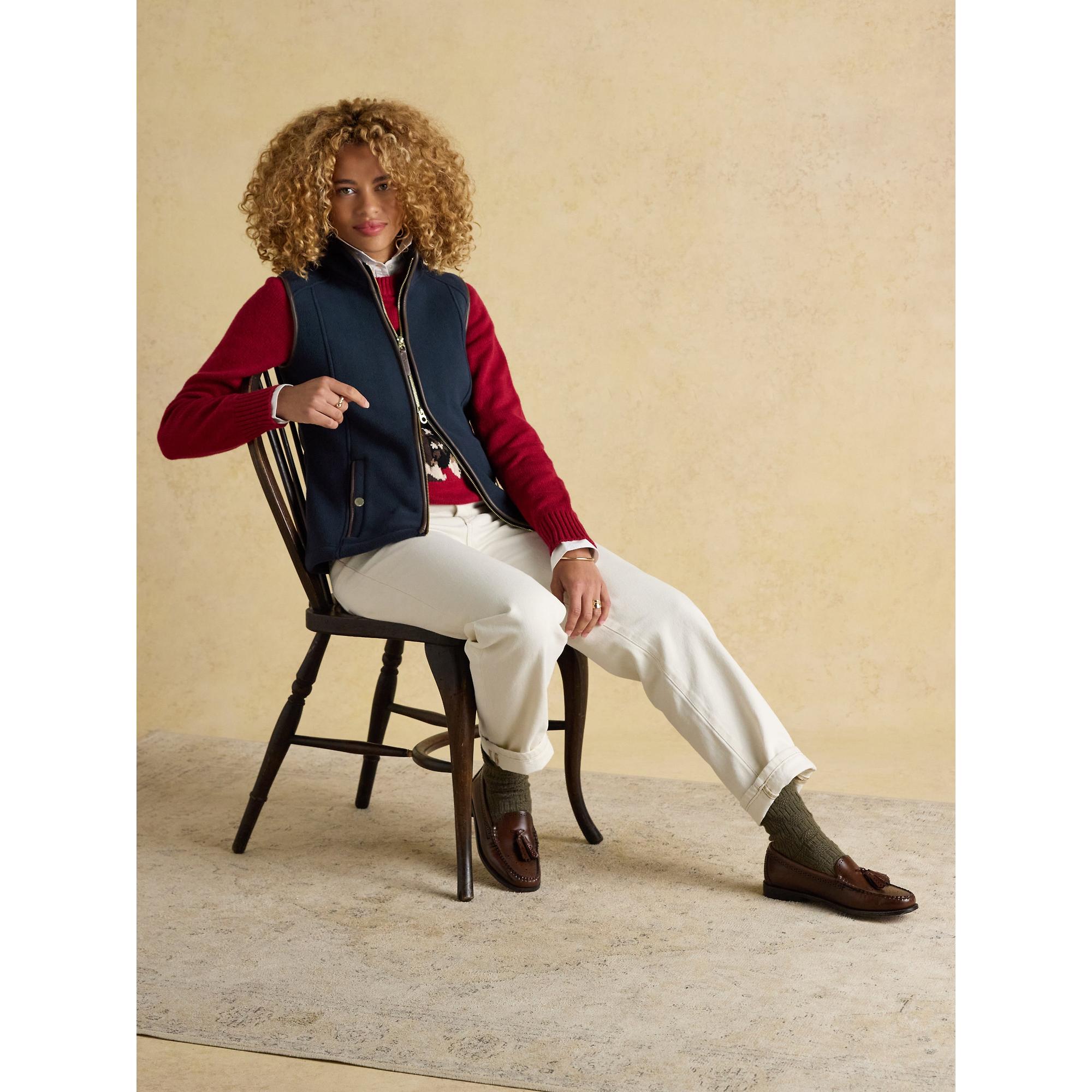 Product image 12 of 12 of Joules Women's Heritage Fleece Gilet - Navy