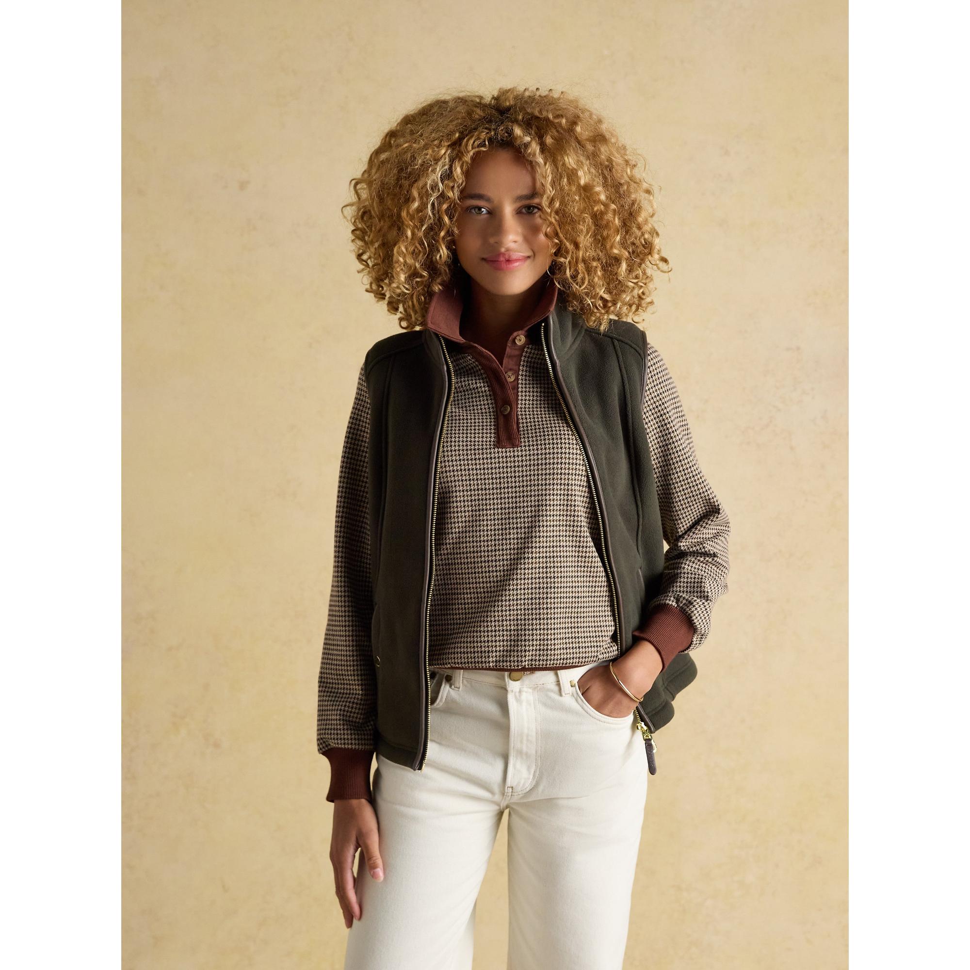 Product image 5 of 10 of Joules Women's Heritage Fleece Gilet - Khaki