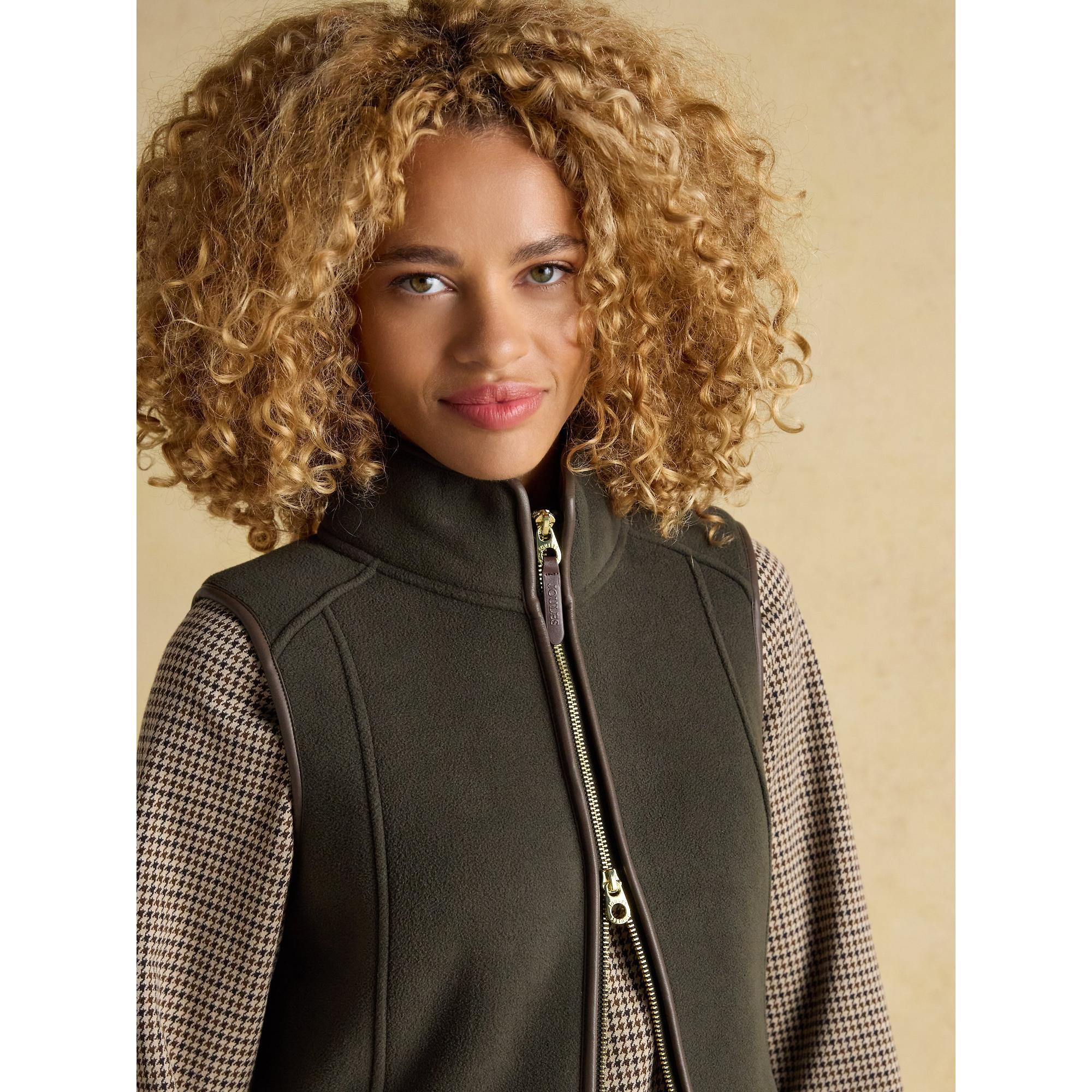 Product image 9 of 10 of Joules Women's Heritage Fleece Gilet - Khaki