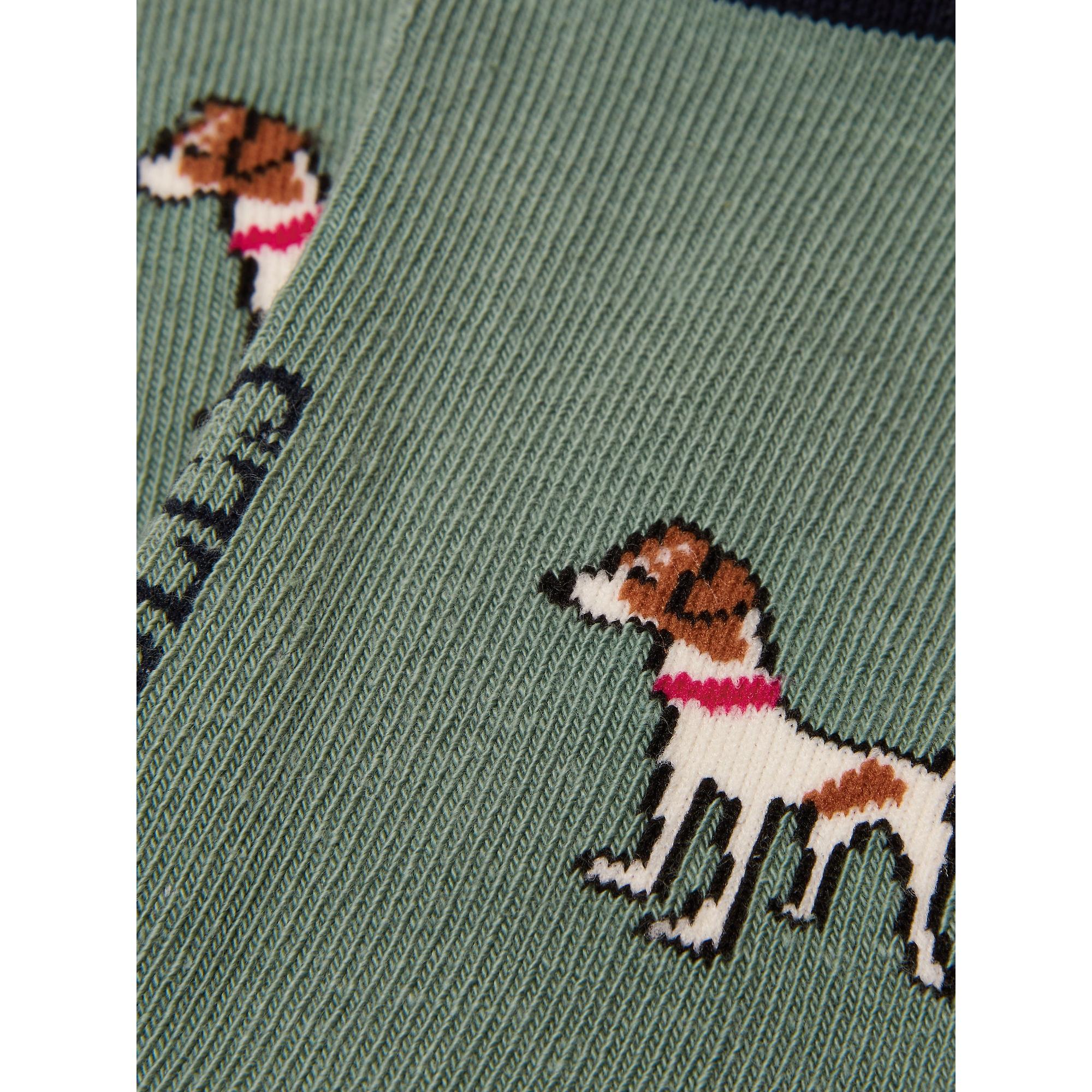 Product image 2 of 3 of Joules Women's Everyday Socks 2 Pack UK 4-8 - Green/Blue