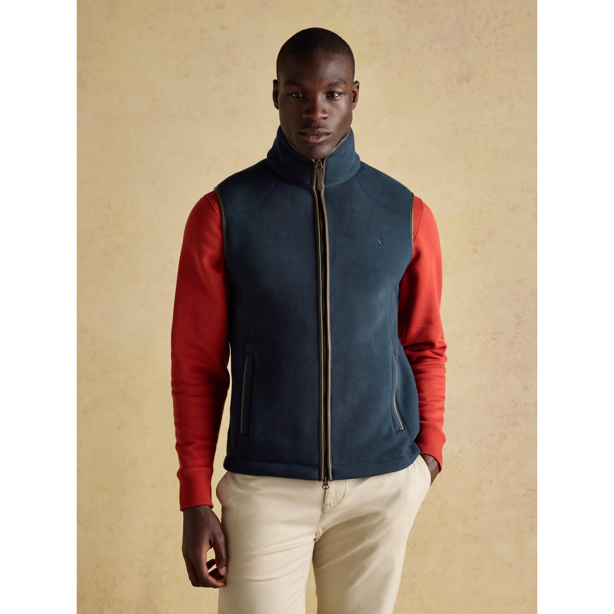Product image 4 of 13 of Joules Men's Heritage Fleece Gilet - Navy