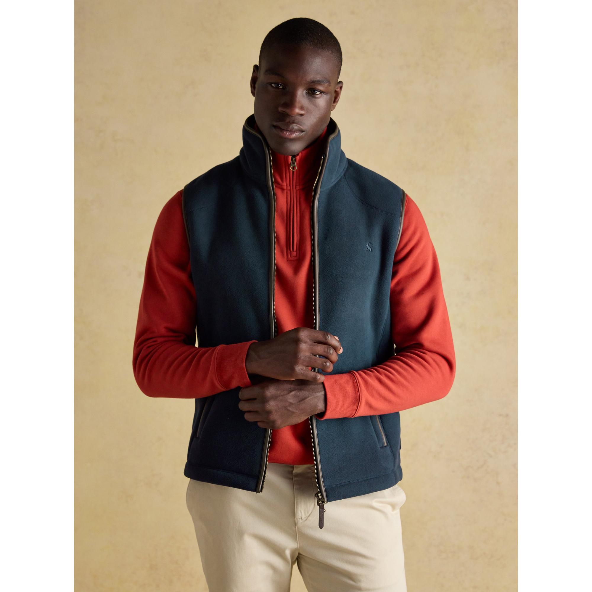 Product image 7 of 13 of Joules Men's Heritage Fleece Gilet - Navy