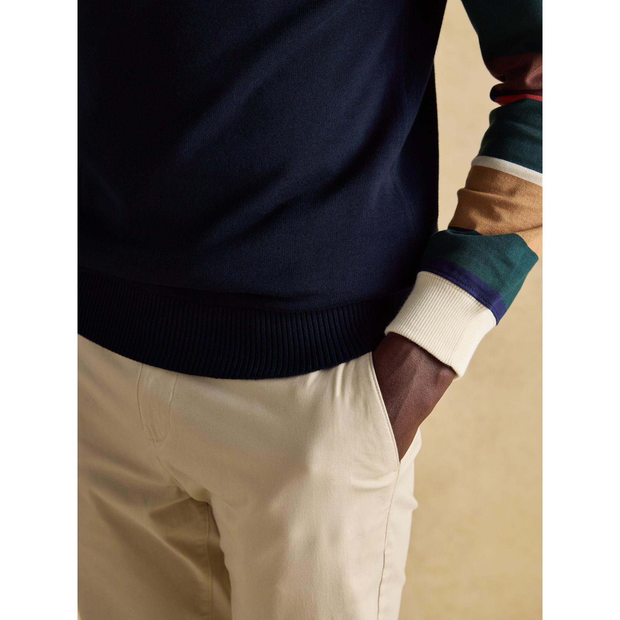 Product image 7 of 8 of Joules Men's Hillside Quarter Zip Knitted Tank Top - Navy