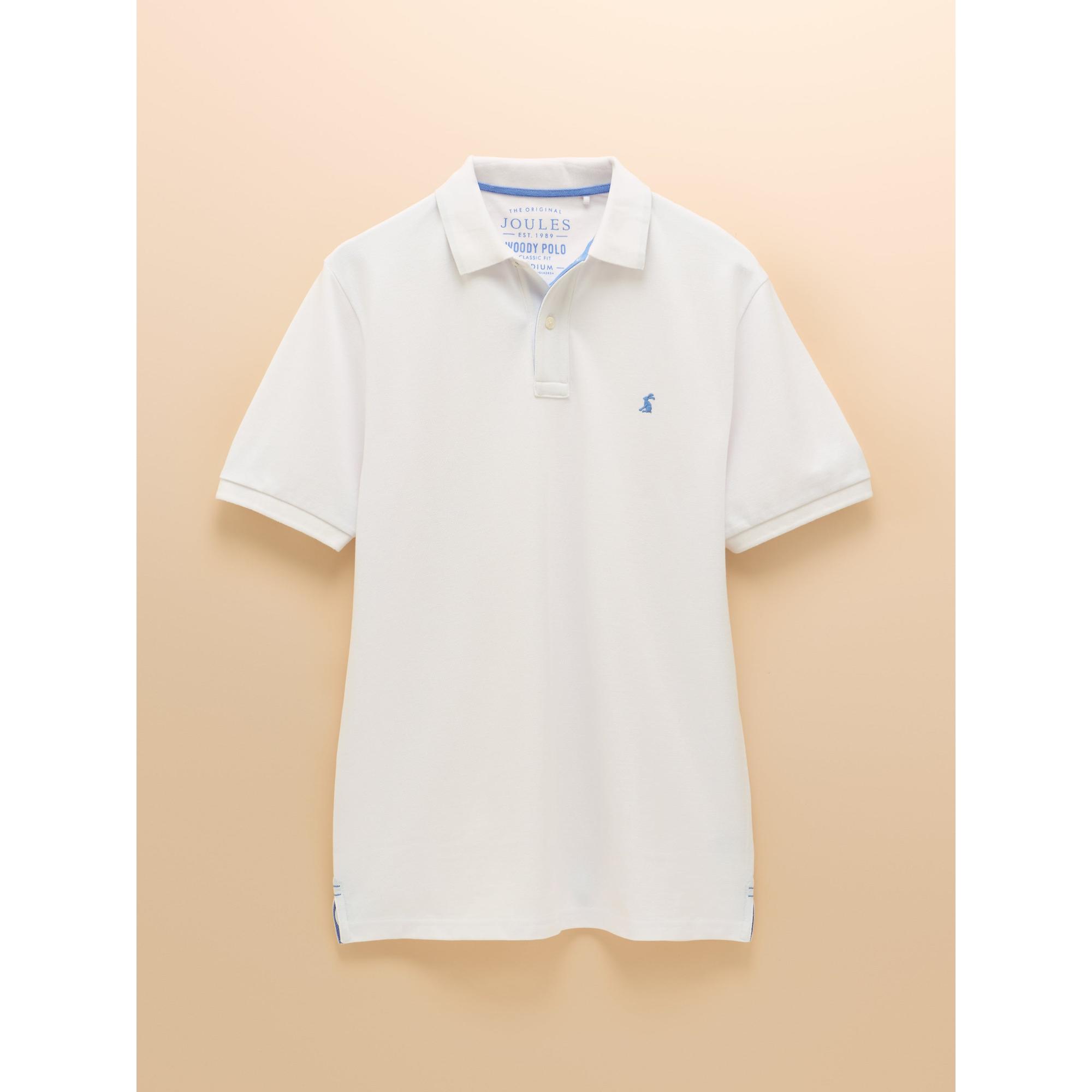 Product image 2 of 9 of Joules Men's Woody Cotton Pique Polo Shirt - White
