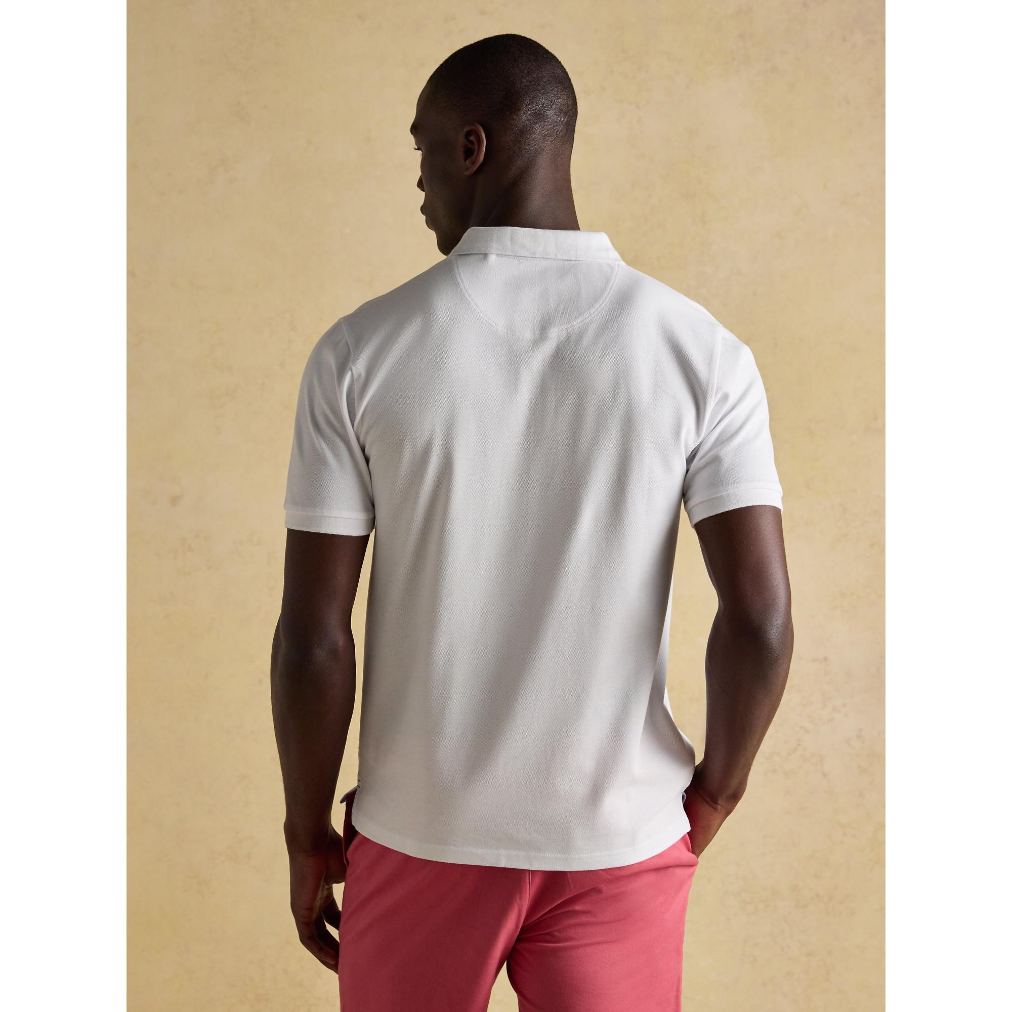 Product image 3 of 9 of Joules Men's Woody Cotton Pique Polo Shirt - White