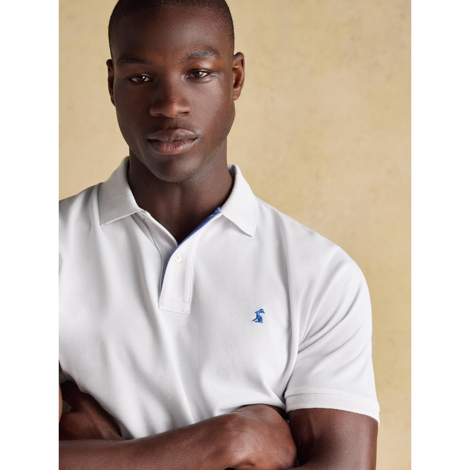 Product image 5 of 9 of Joules Men's Woody Cotton Pique Polo Shirt - White