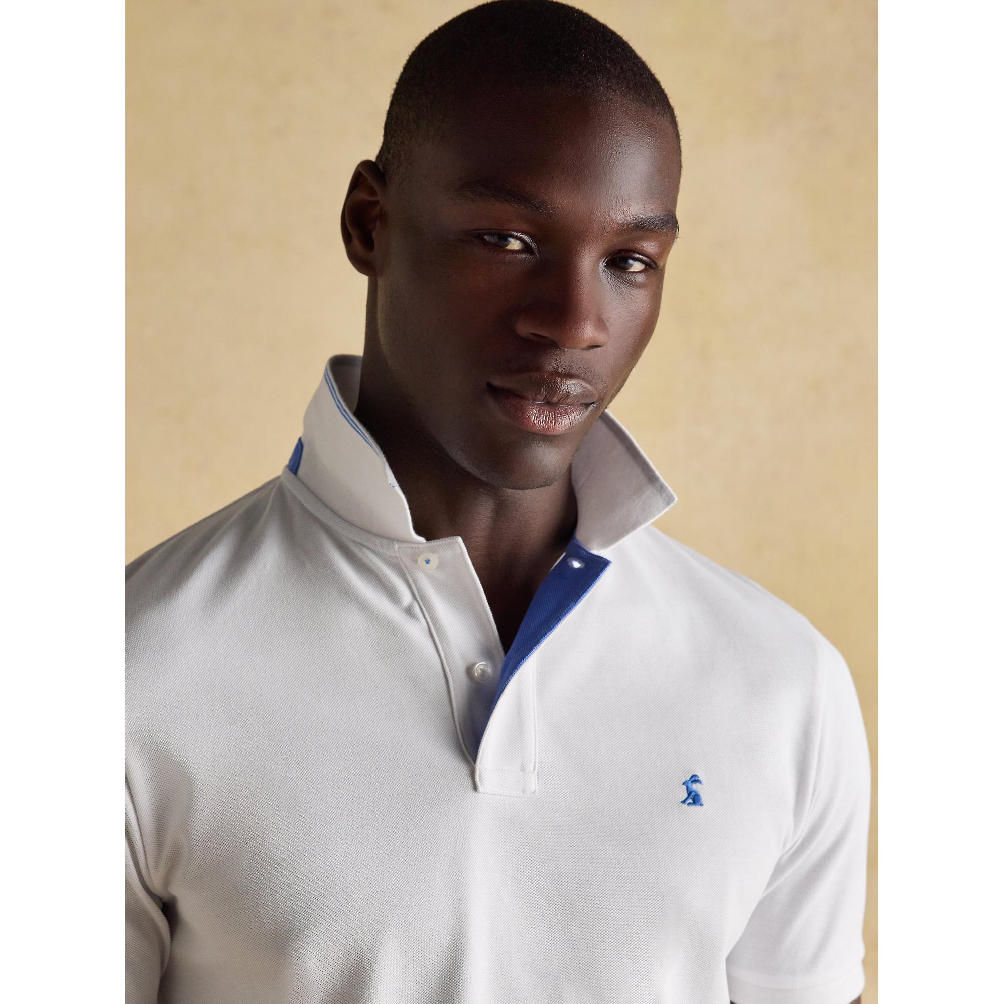 Product image 6 of 9 of Joules Men's Woody Cotton Pique Polo Shirt - White