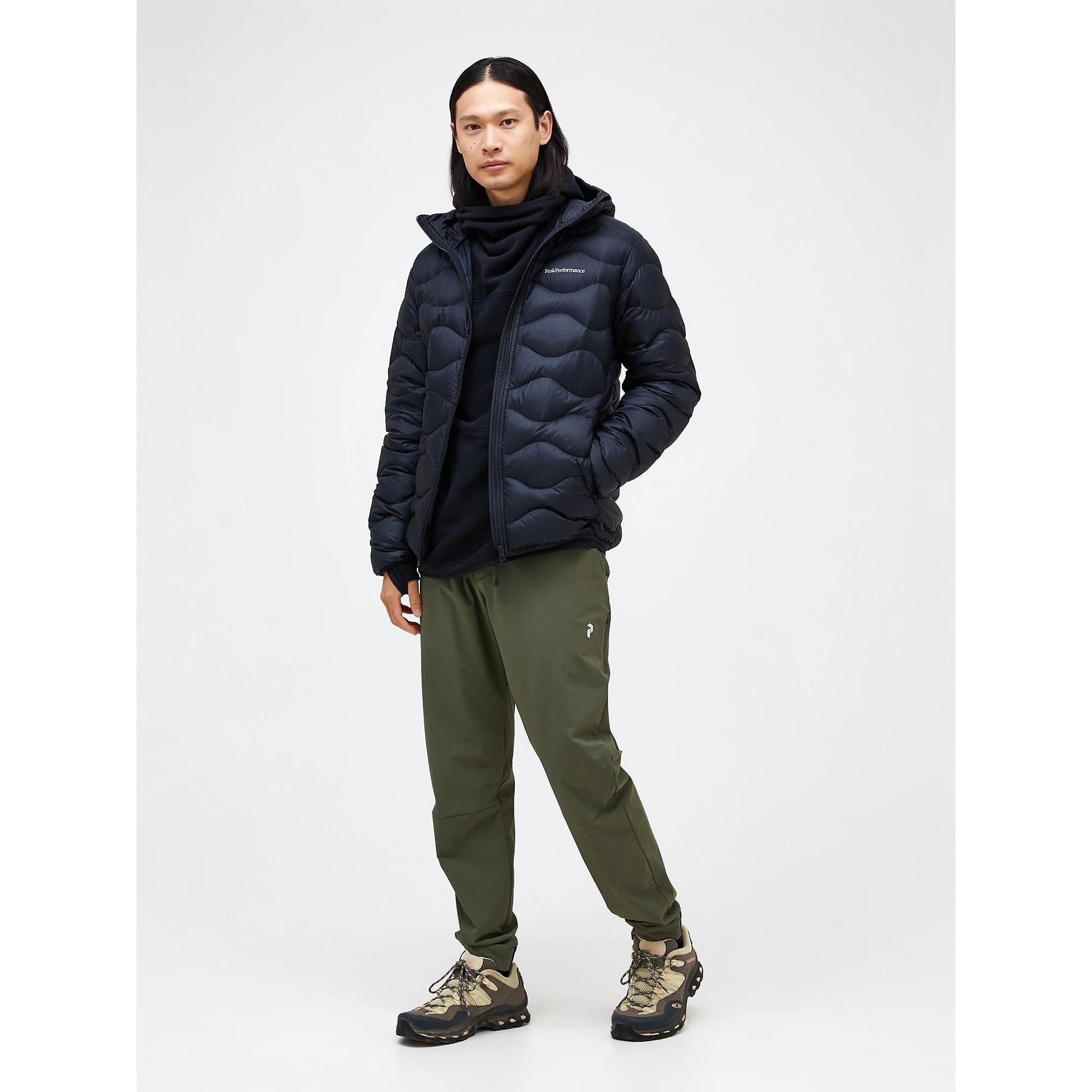 Product image 3 of 9 of Peak Performance Men's Helium Down Hooded Jacket - Black