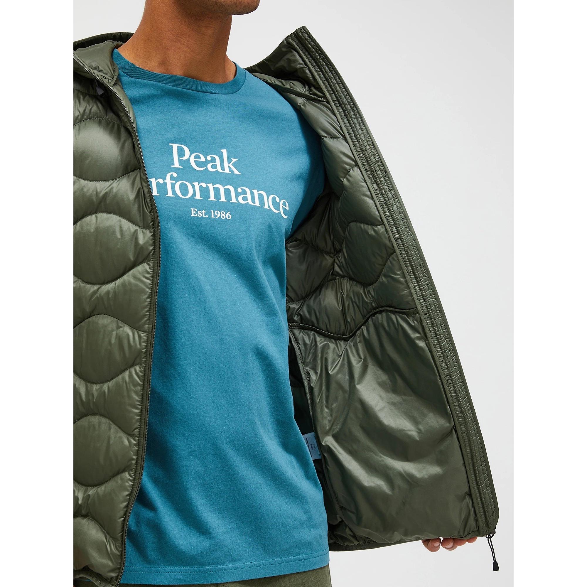 Product image 5 of 8 of Peak Performance Men's Helium Down Hooded Jacket - Pine Needle
