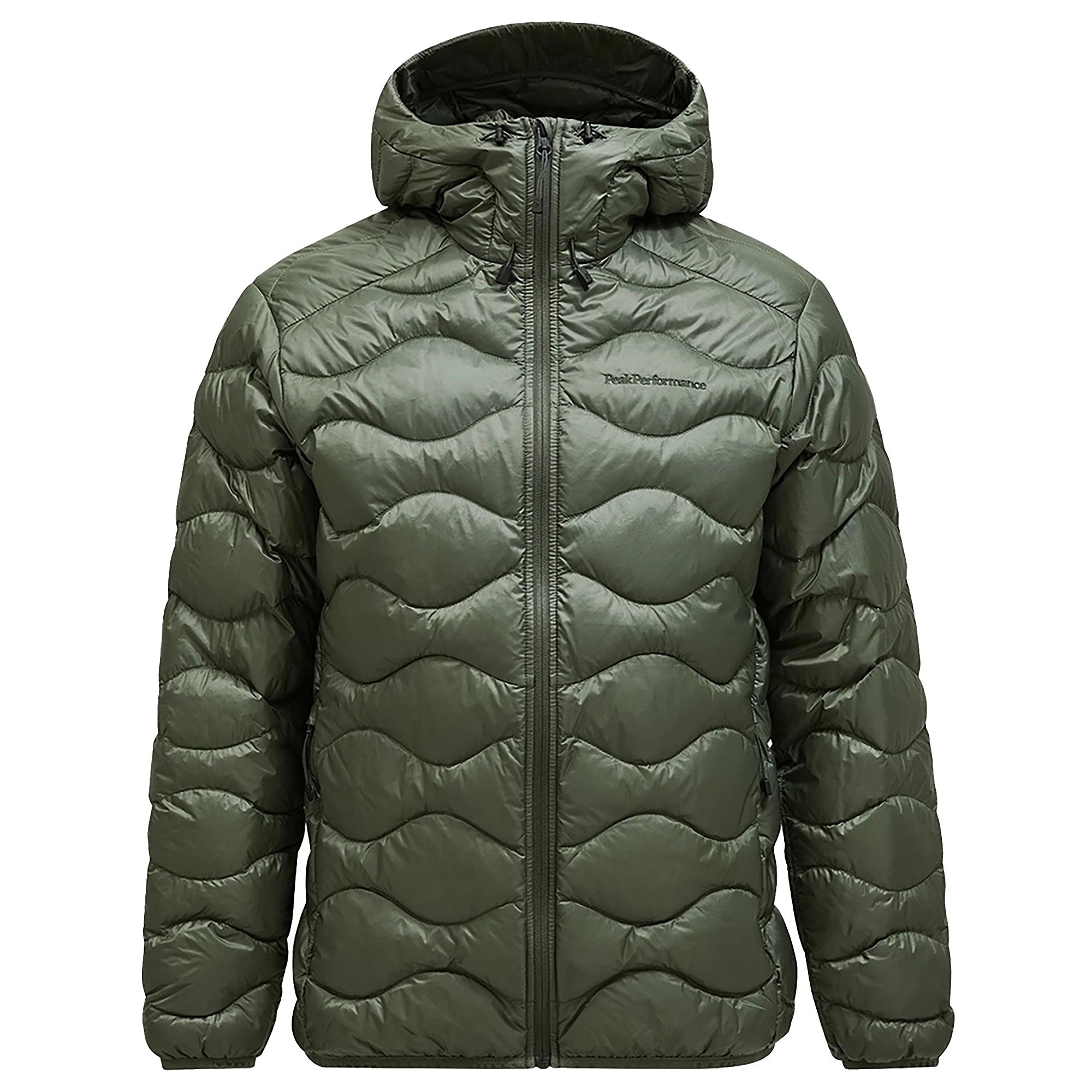 Product image 1 of 8 of Peak Performance Men's Helium Down Hooded Jacket - Pine Needle