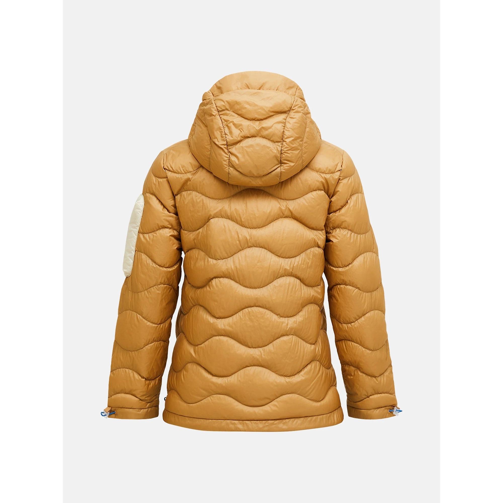 Product image 10 of 11 of Peak Performance Women's Helium Utility Down Hooded Jacket - Sierra Sand/Sand Fog