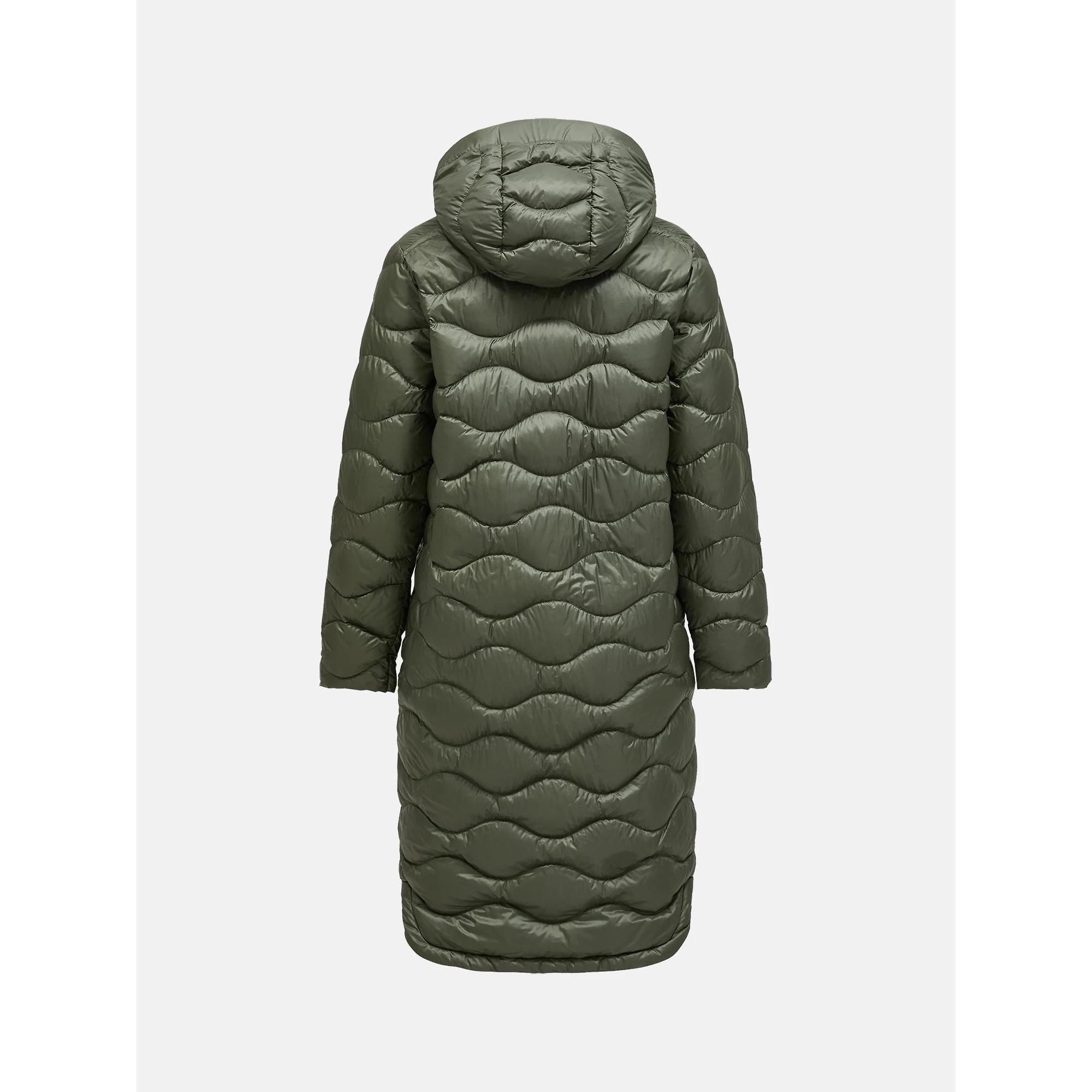 Product image 9 of 10 of Peak Performance Women's Helium Down Coat - Pine Needle/Olive Extreme