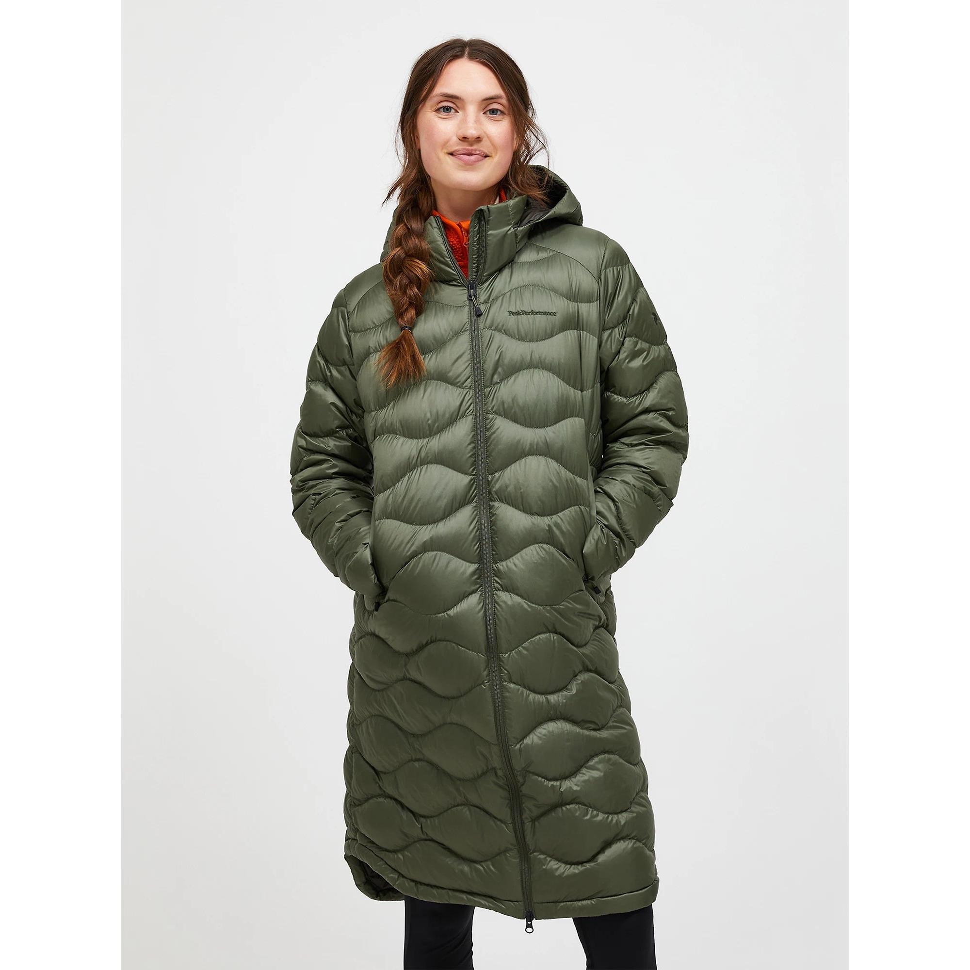 Product image 2 of 10 of Peak Performance Women's Helium Down Coat - Pine Needle/Olive Extreme