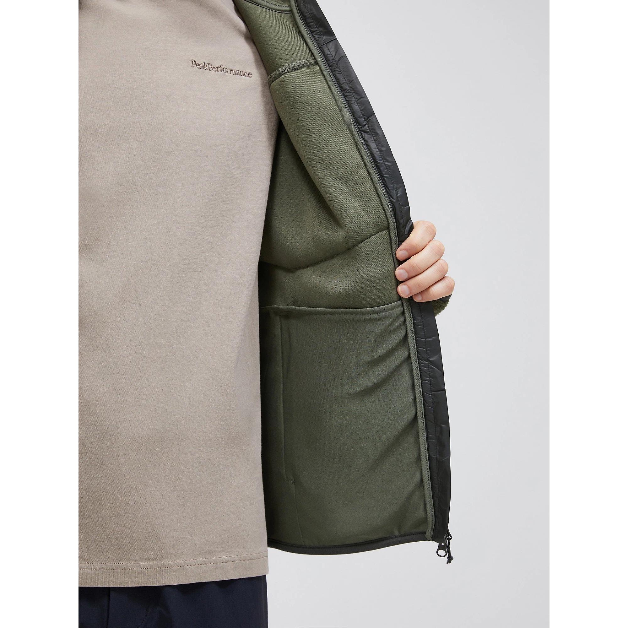 Product image 5 of 9 of Peak Performance Men's Pile Zip Jacket - Pine Needle