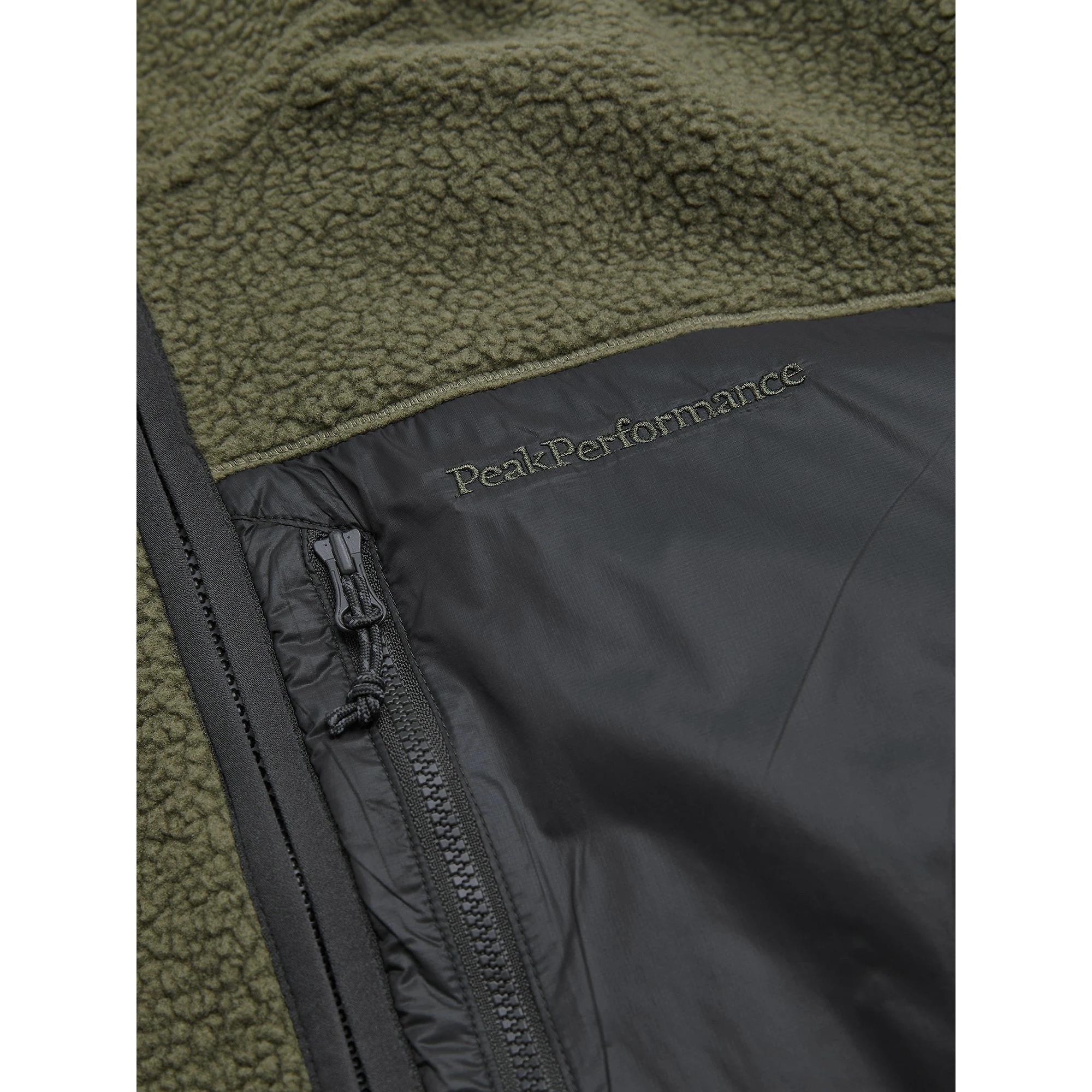 Product image 9 of 9 of Peak Performance Men's Pile Zip Jacket - Pine Needle