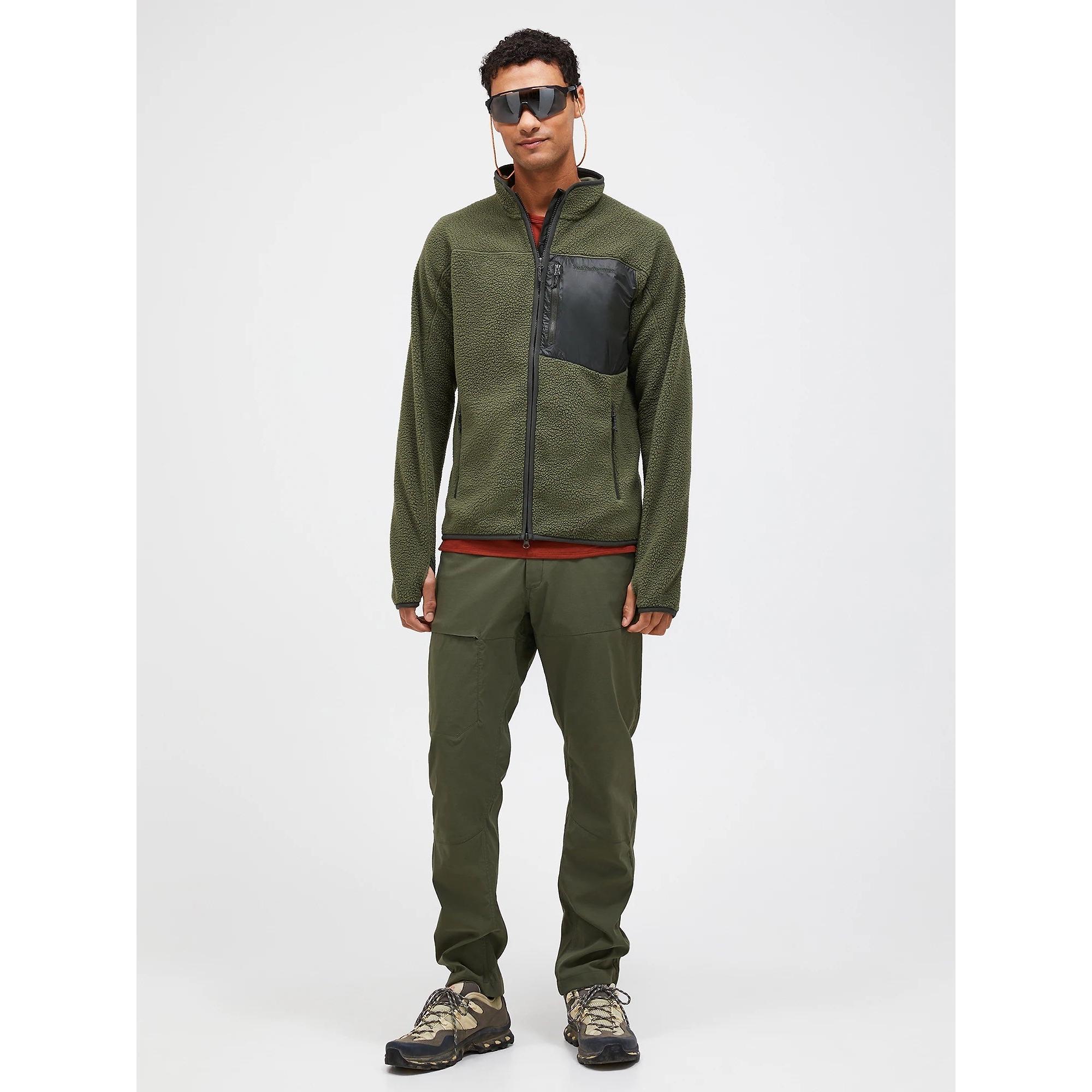 Product image 3 of 9 of Peak Performance Men's Pile Zip Jacket - Pine Needle