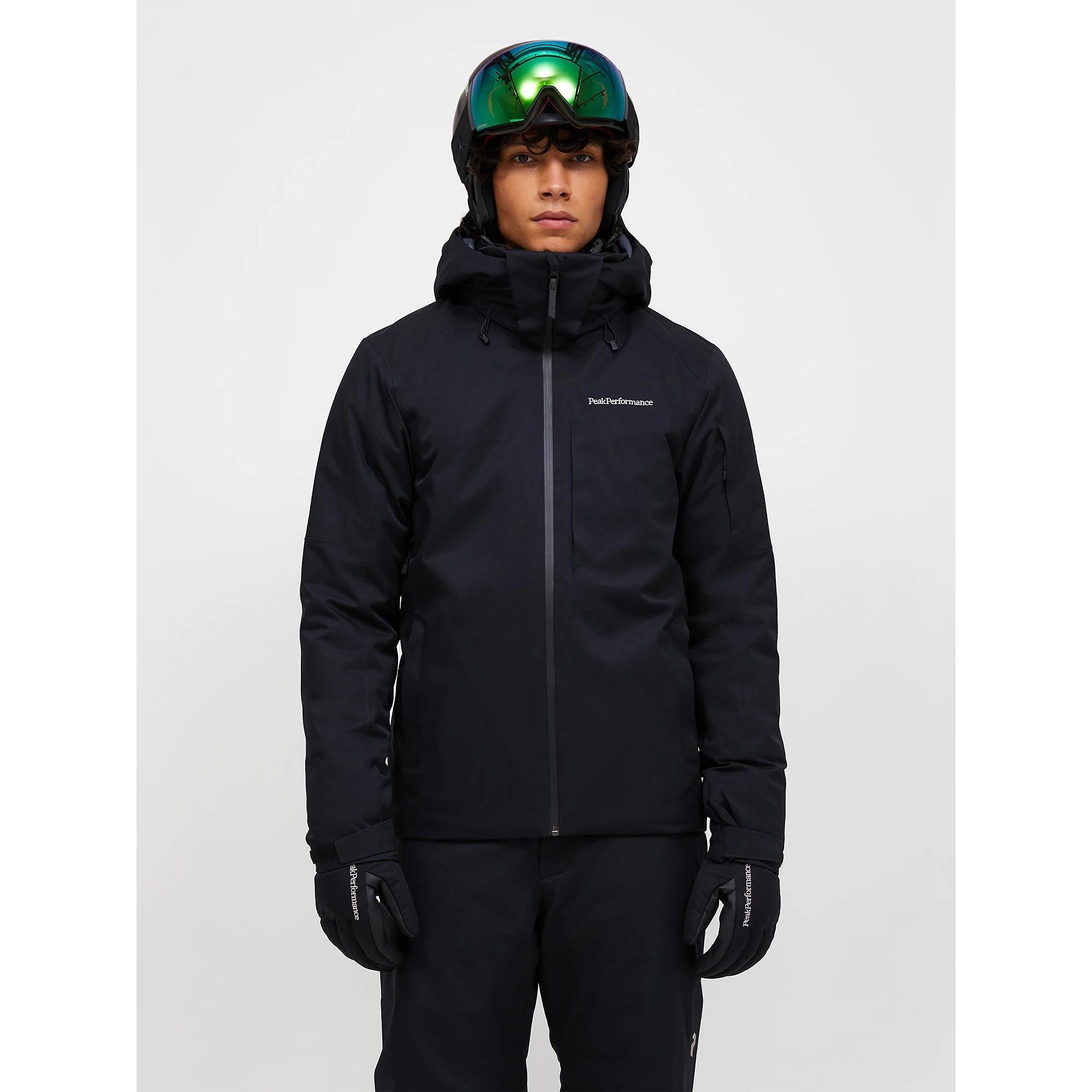 Product image 2 of 12 of Peak Performance Men's Maroon HIPE® 2L Insulated Shell Jacket - Black