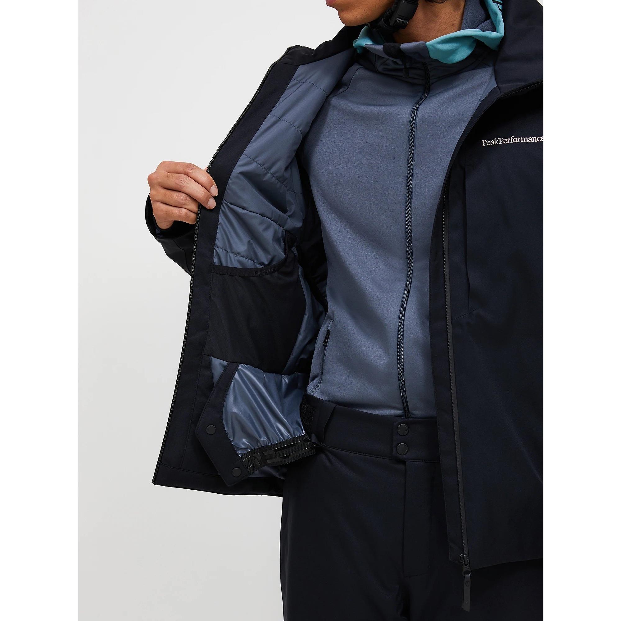 Product image 5 of 12 of Peak Performance Men's Maroon HIPE® 2L Insulated Shell Jacket - Black