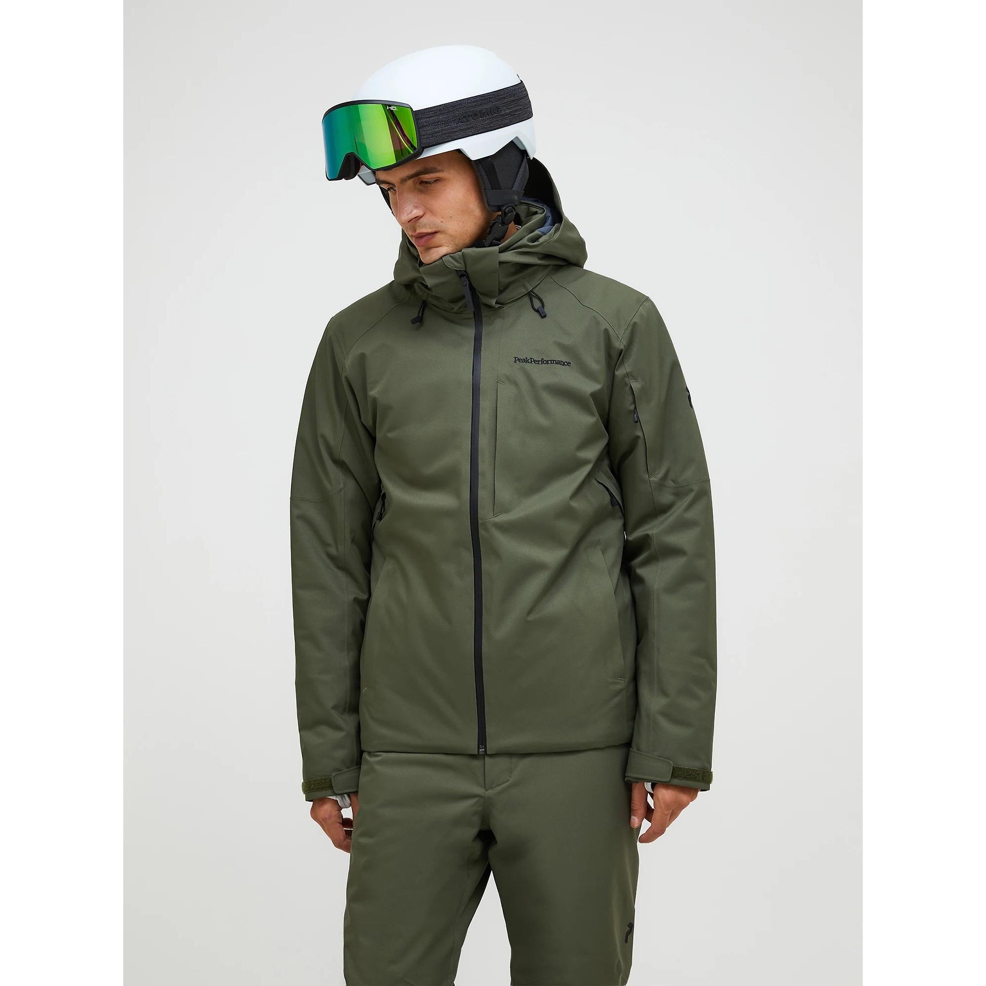 Product image 2 of 12 of Peak Performance Men's Maroon HIPE® 2L Insulated Shell Jacket - Pine Needle