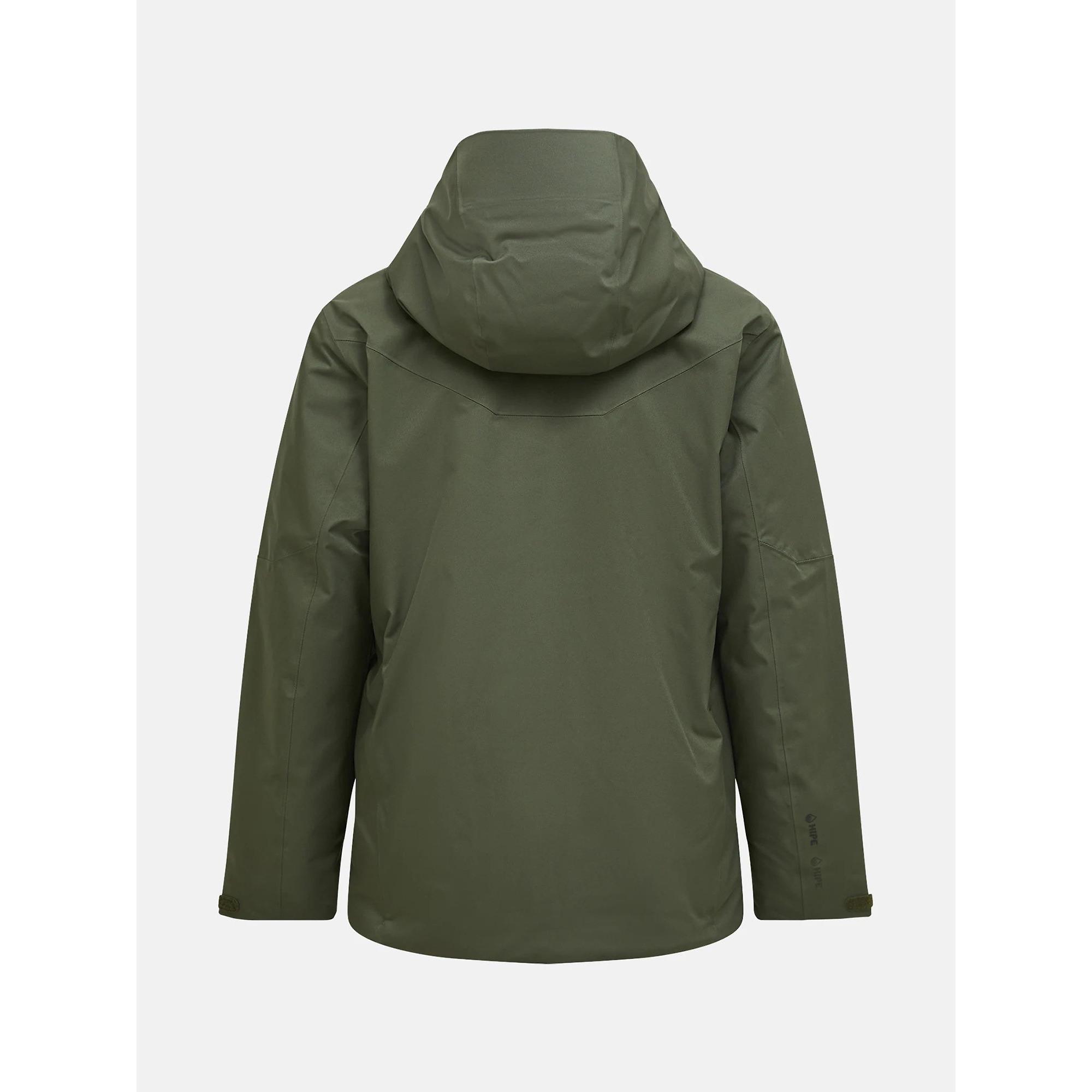 Product image 11 of 12 of Peak Performance Men's Maroon HIPE® 2L Insulated Shell Jacket - Pine Needle