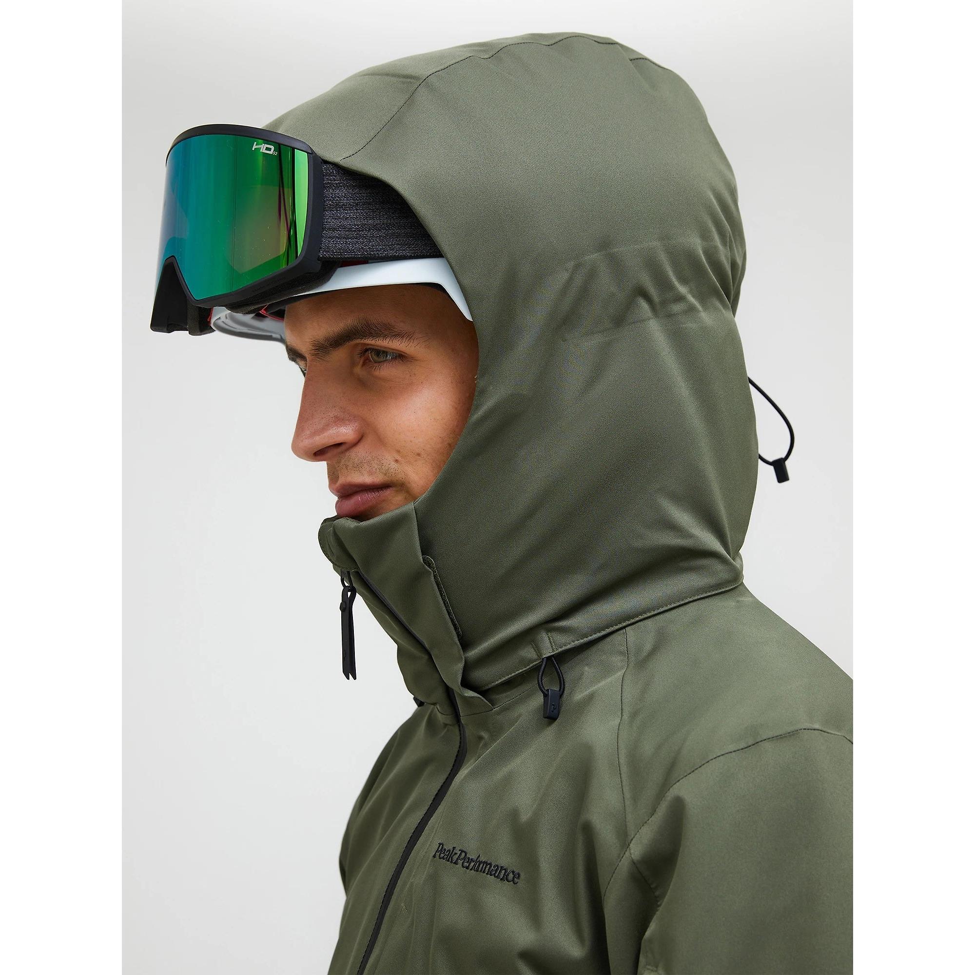 Product image 6 of 12 of Peak Performance Men's Maroon HIPE® 2L Insulated Shell Jacket - Pine Needle