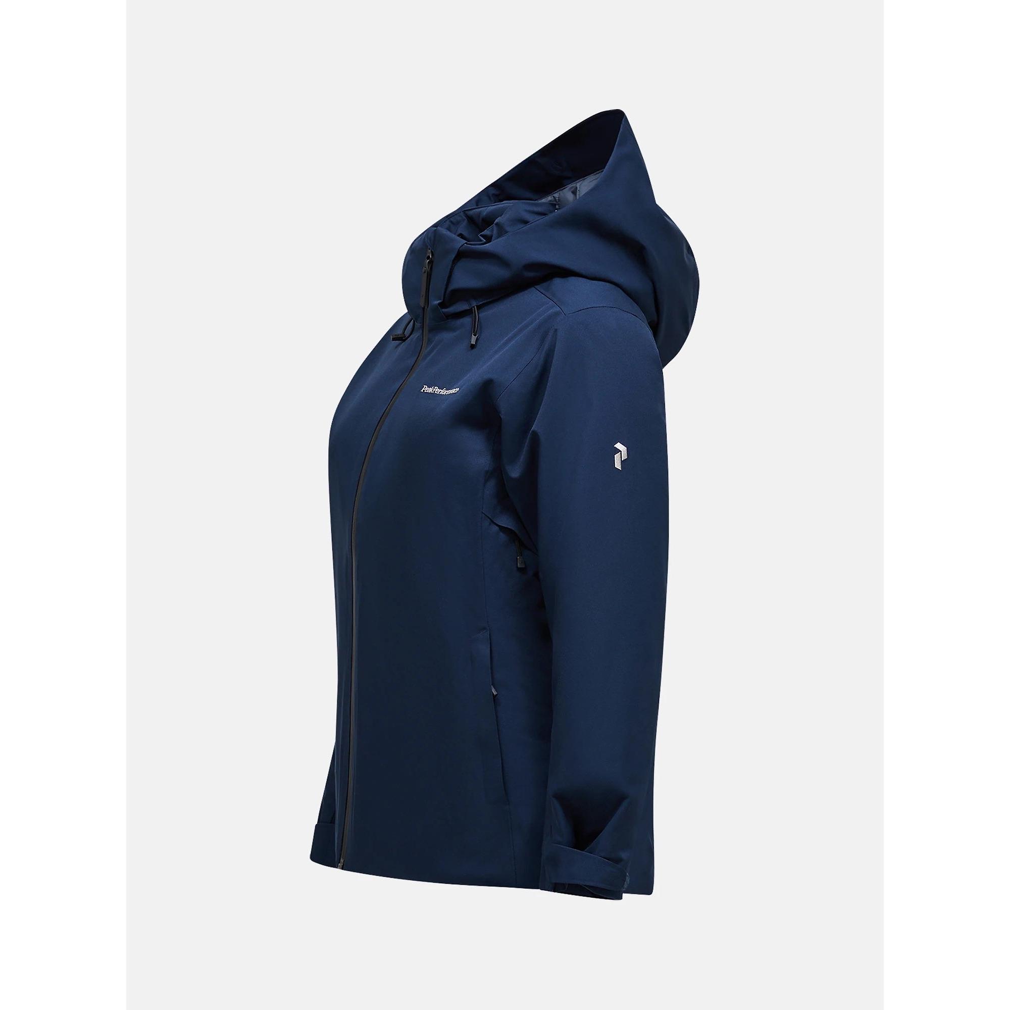 Product image 9 of 11 of Peak Performance Women's Anima HIPE® 2L Insulated Shell Jacket - Blue Shadow