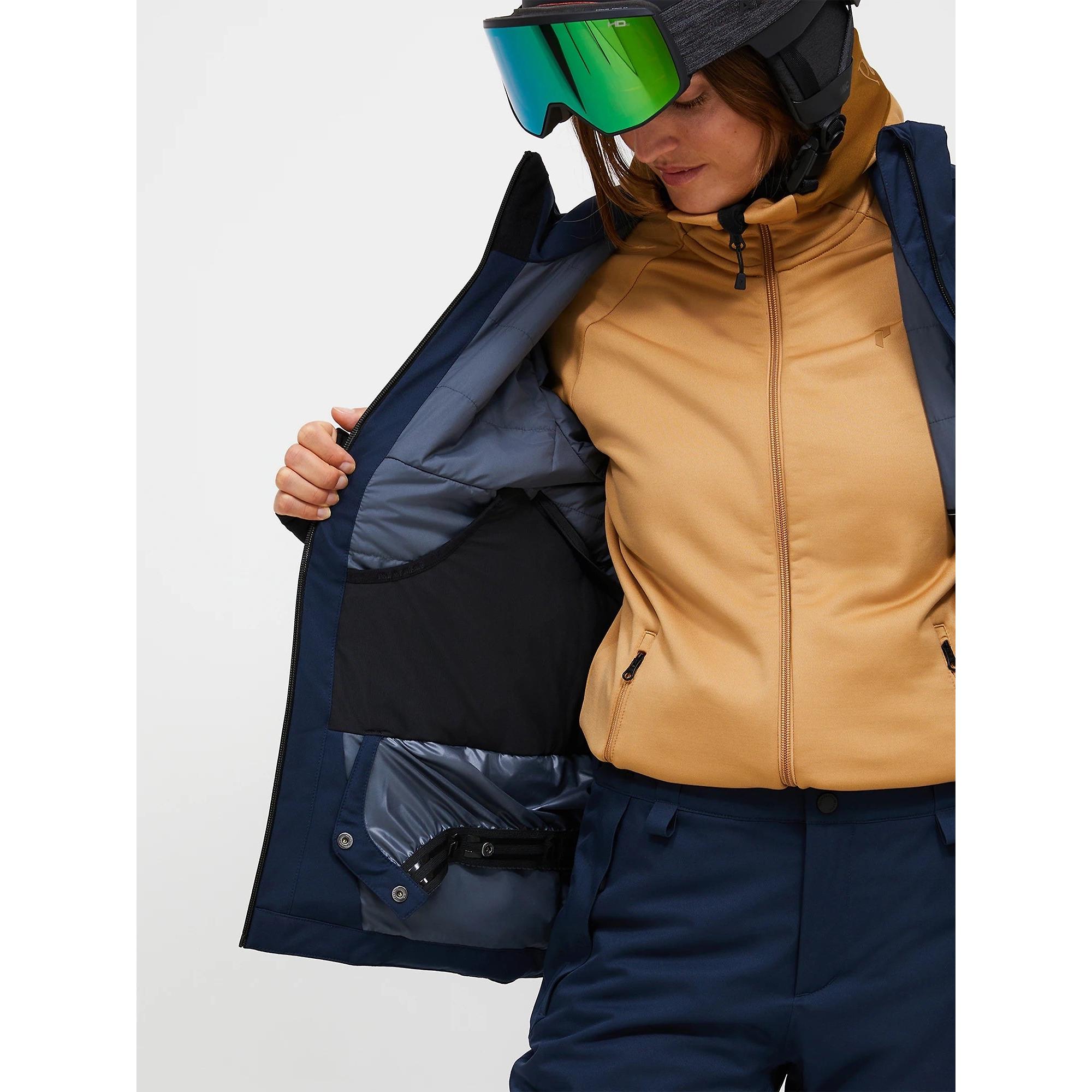 Product image 6 of 11 of Peak Performance Women's Anima HIPE® 2L Insulated Shell Jacket - Blue Shadow
