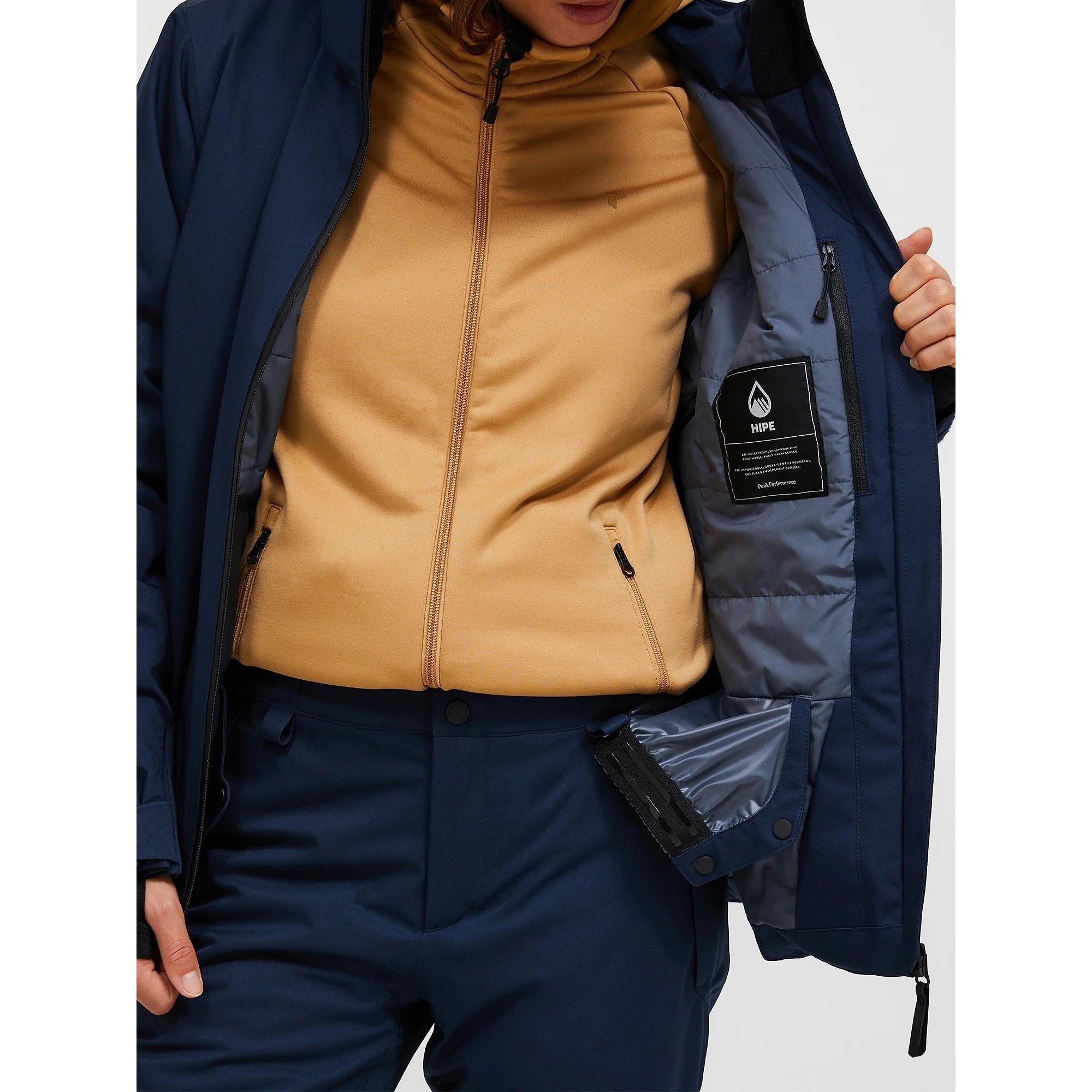 Product image 7 of 11 of Peak Performance Women's Anima HIPE® 2L Insulated Shell Jacket - Blue Shadow
