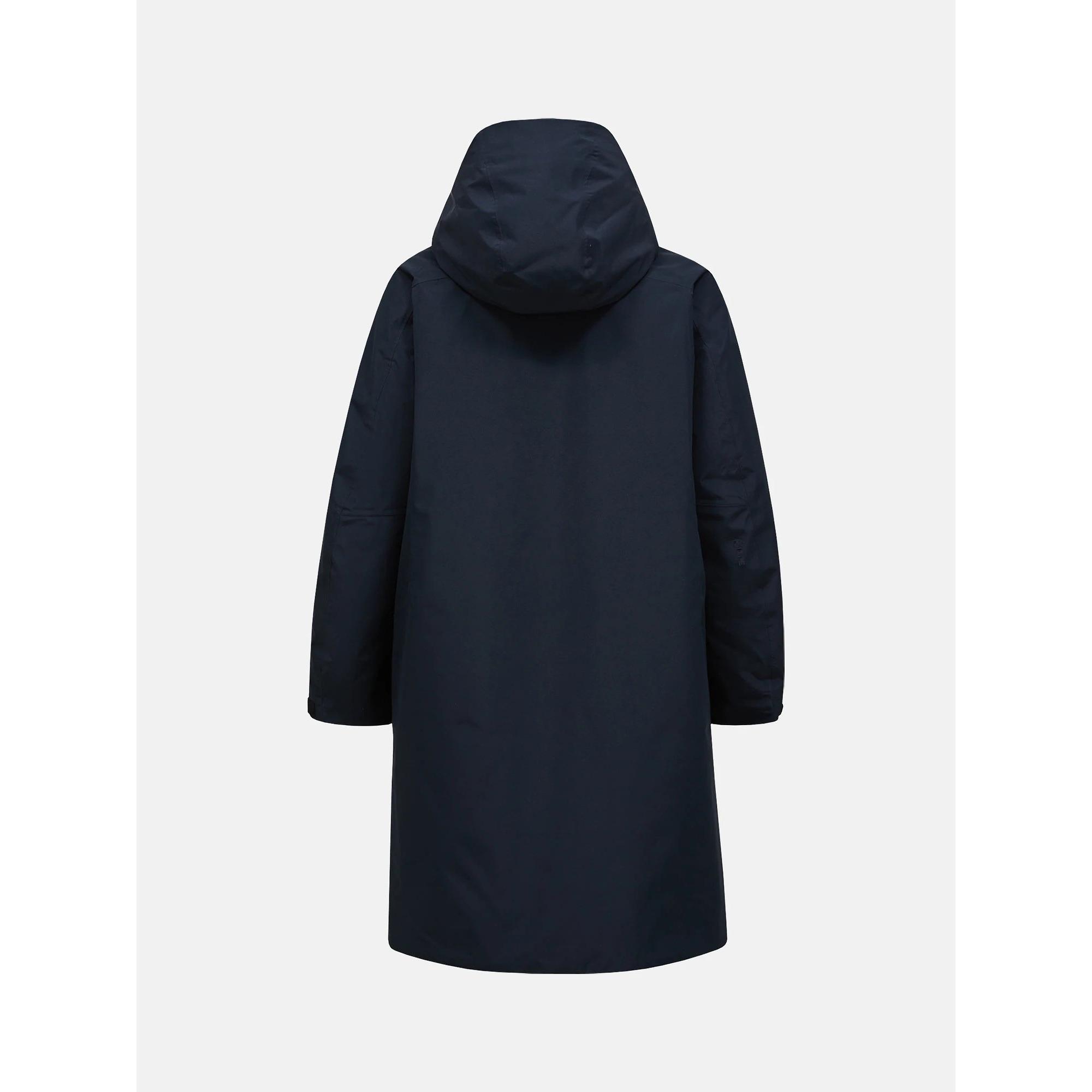 Product image 9 of 10 of Peak Performance Women's Treeline HIPE® 2L Insulated Shell Parka - Black