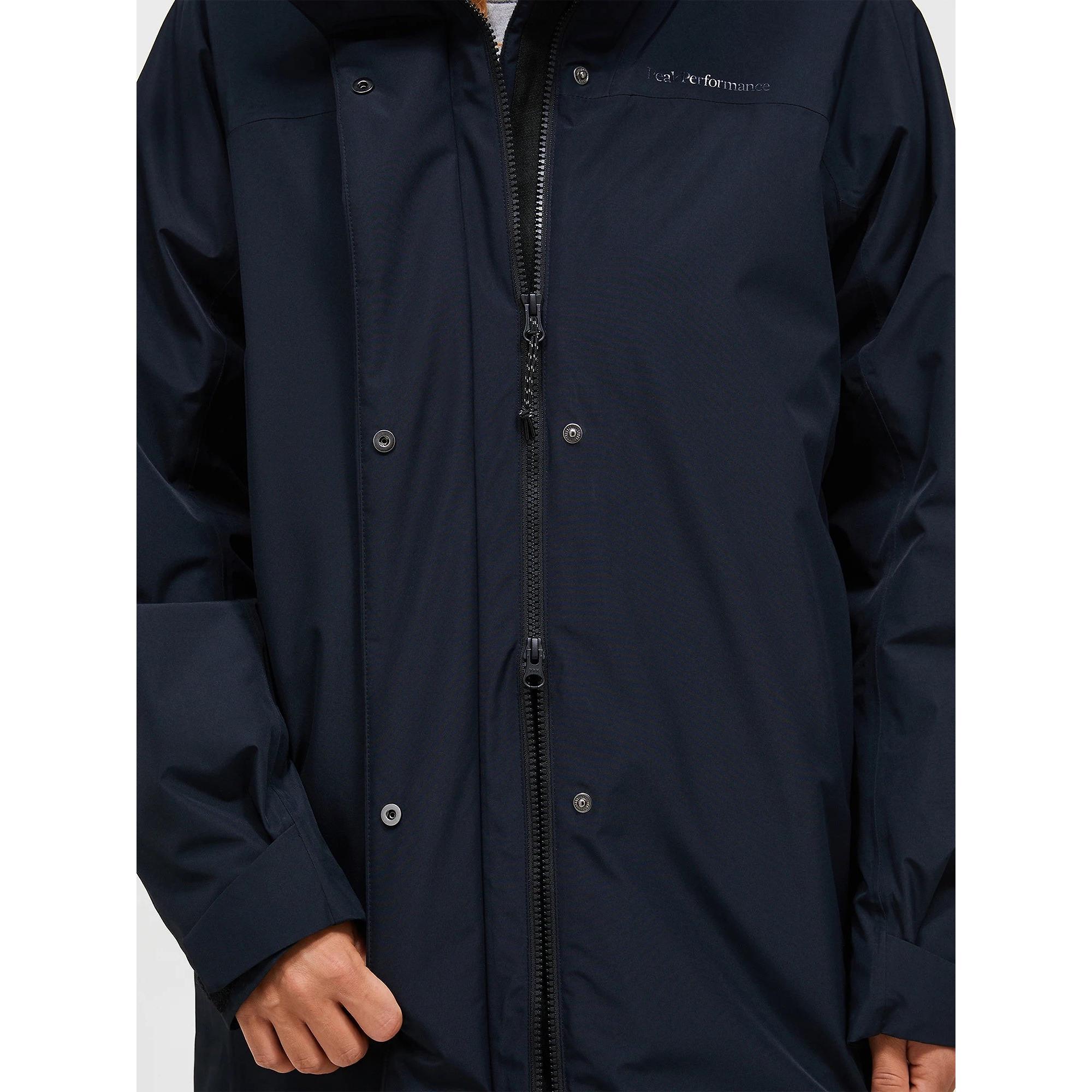 Product image 7 of 10 of Peak Performance Women's Treeline HIPE® 2L Insulated Shell Parka - Black