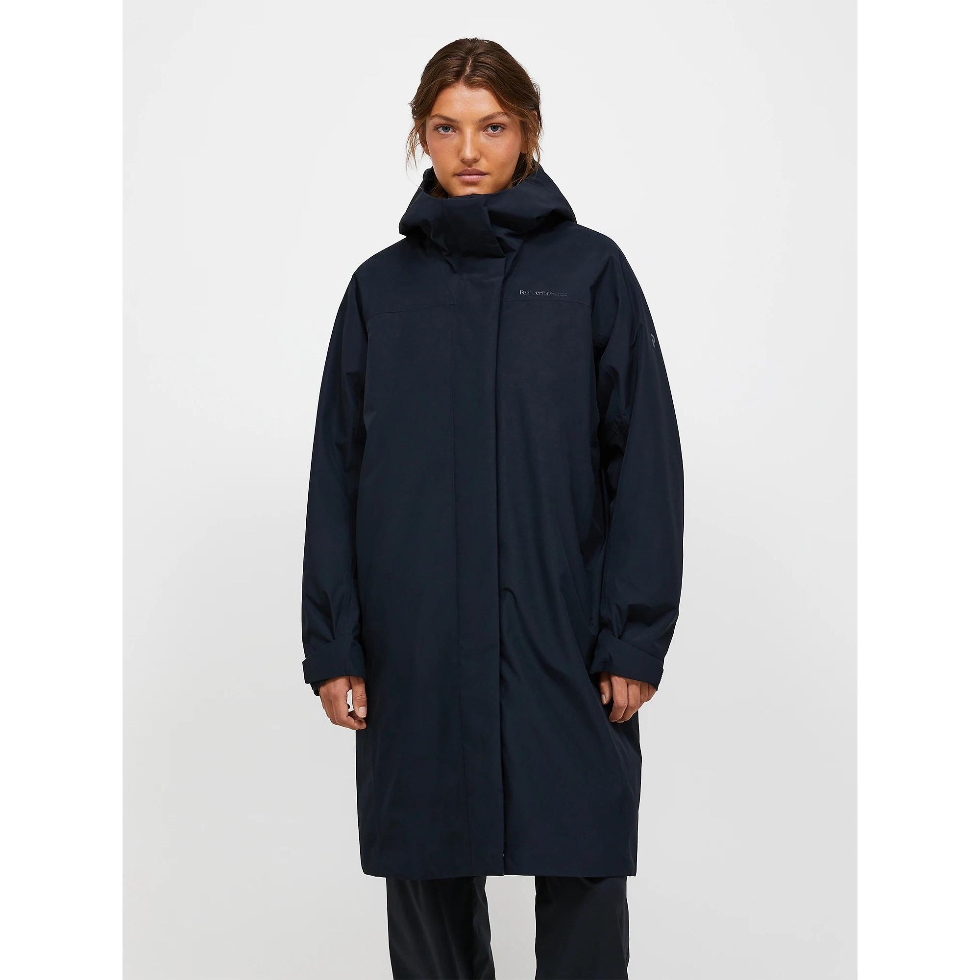 Product image 2 of 10 of Peak Performance Women's Treeline HIPE® 2L Insulated Shell Parka - Black