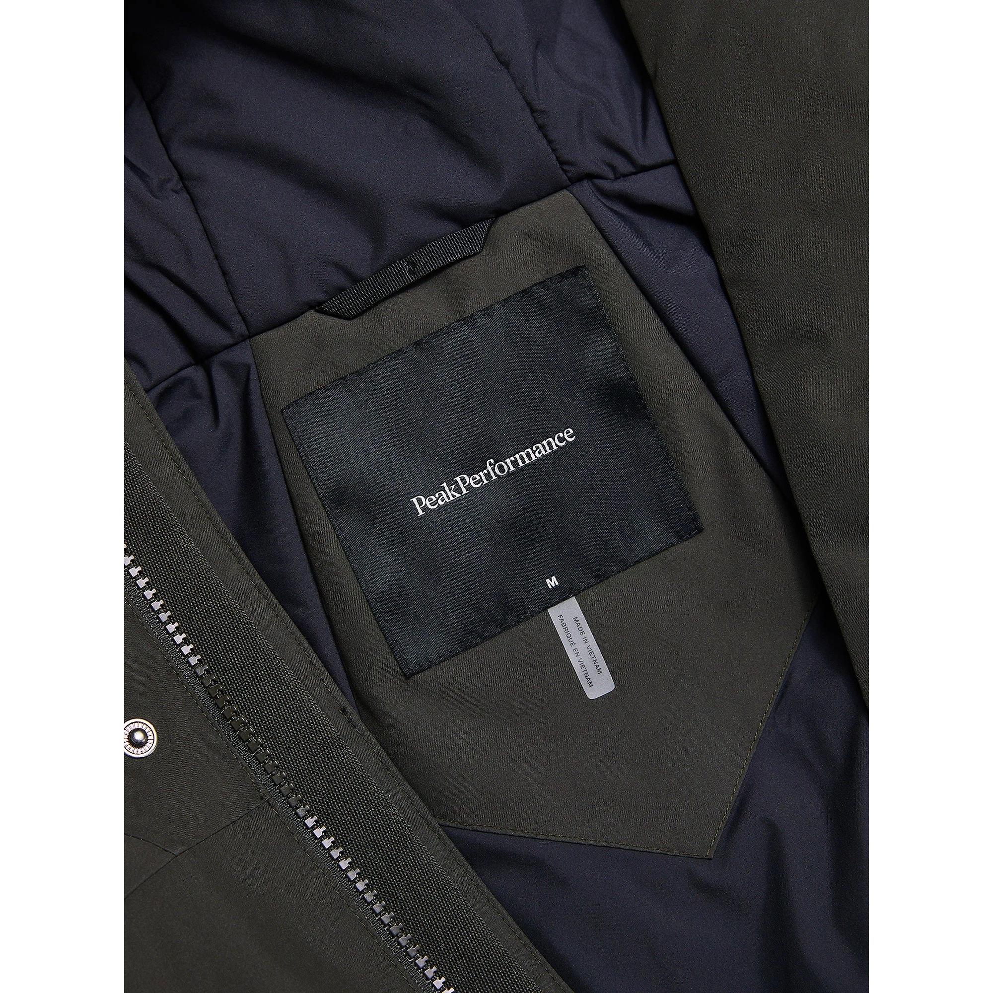 Product image 10 of 10 of Peak Performance Men's Treeline HIPE® 2L Insulated Shell Parka - Olive Extreme