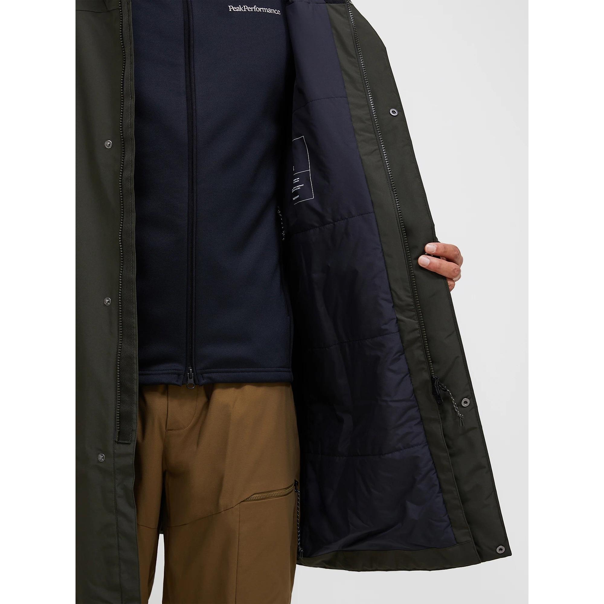 Product image 5 of 10 of Peak Performance Men's Treeline HIPE® 2L Insulated Shell Parka - Olive Extreme