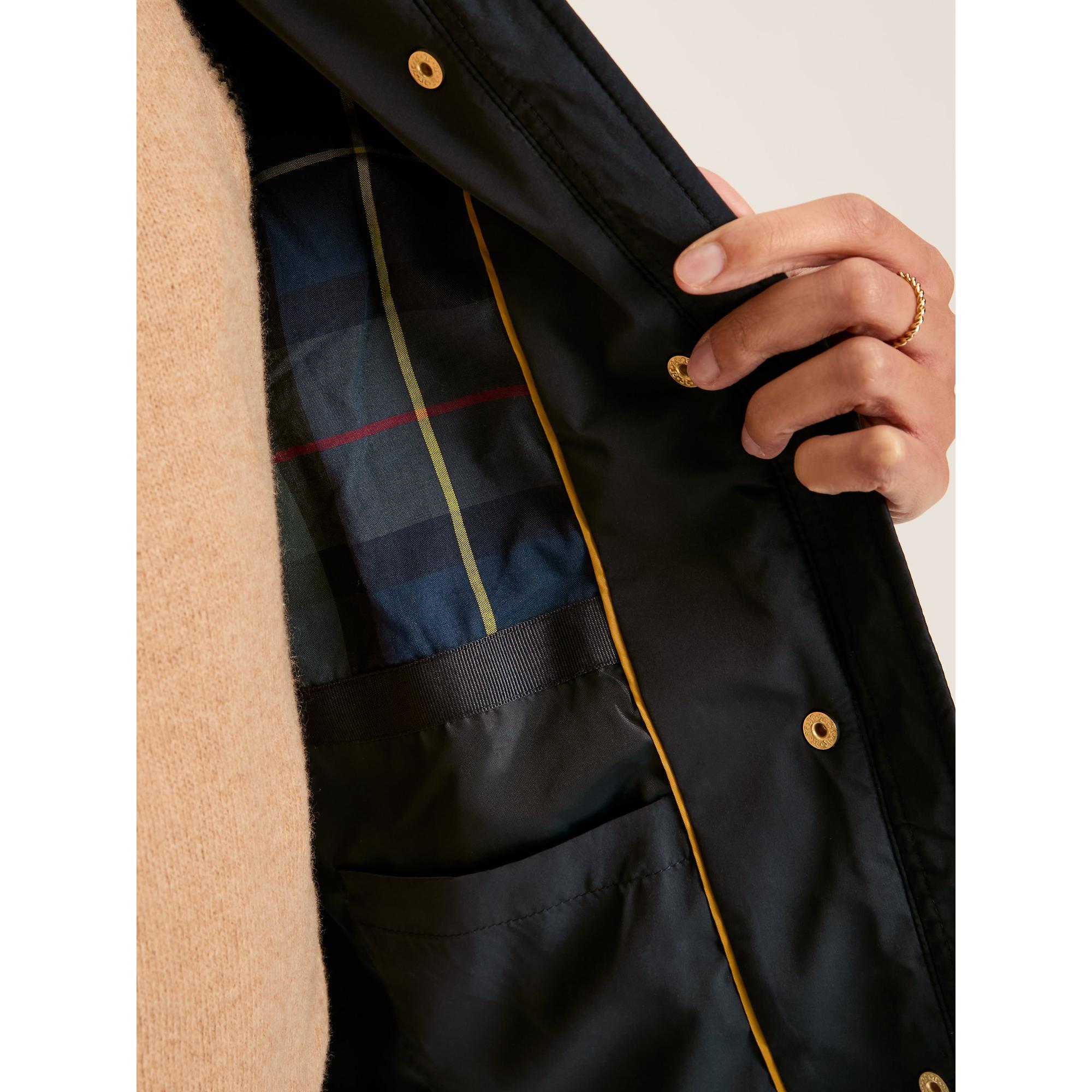 Product image 7 of 7 of Joules Women's Allendale Showerproof Diamond Quilted Coat - Navy Blue