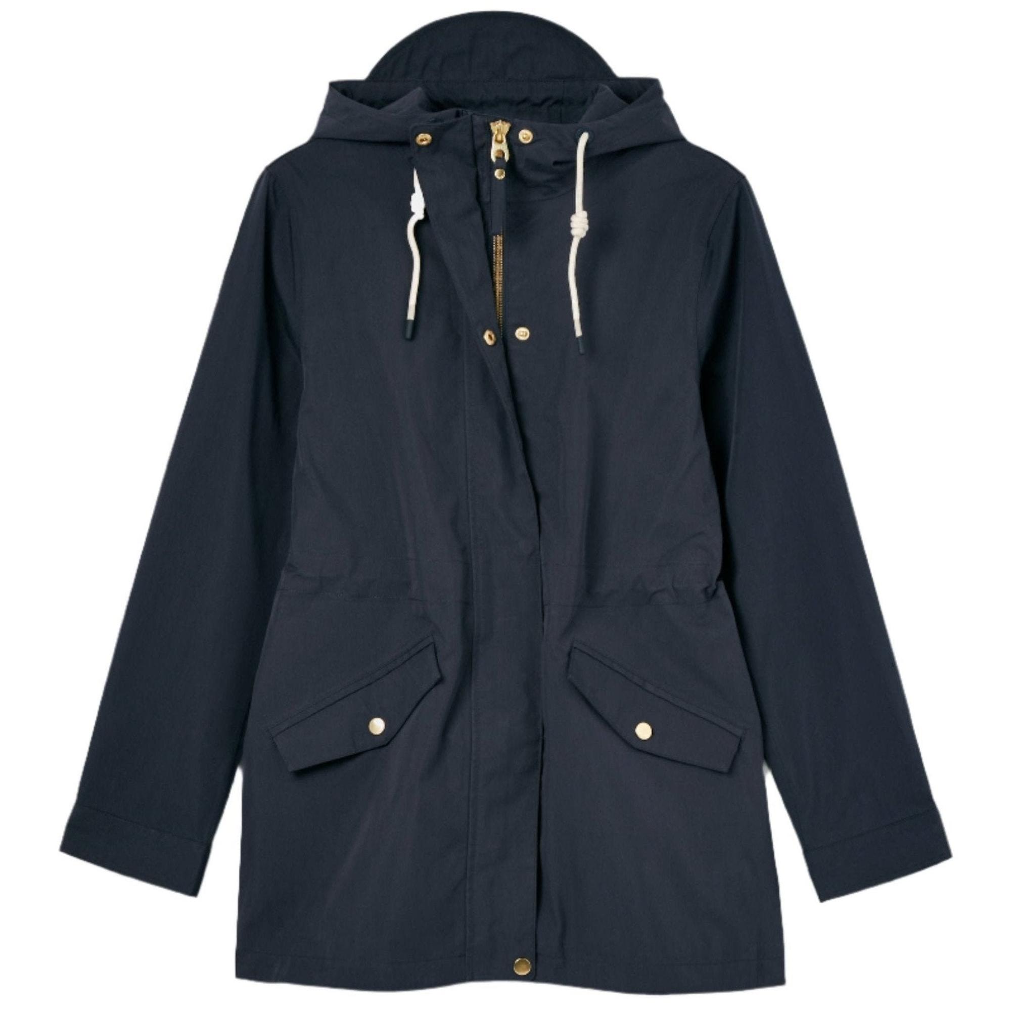 Product image 1 of 8 of Joules Women's Portwell Waterproof Raincoat - Navy Blue