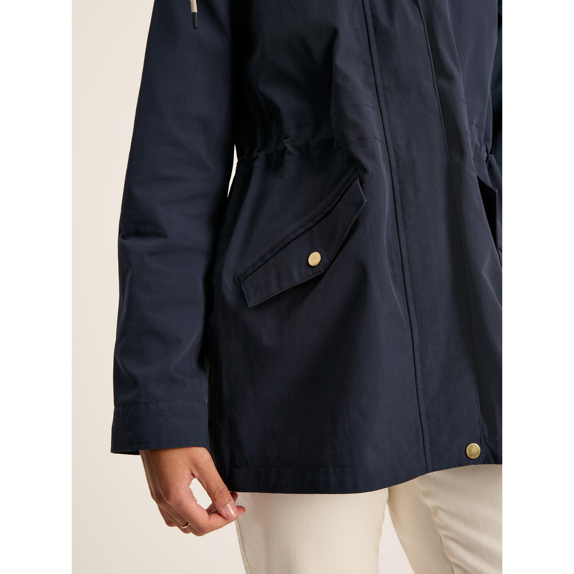 Product image 6 of 8 of Joules Women's Portwell Waterproof Raincoat - Navy Blue