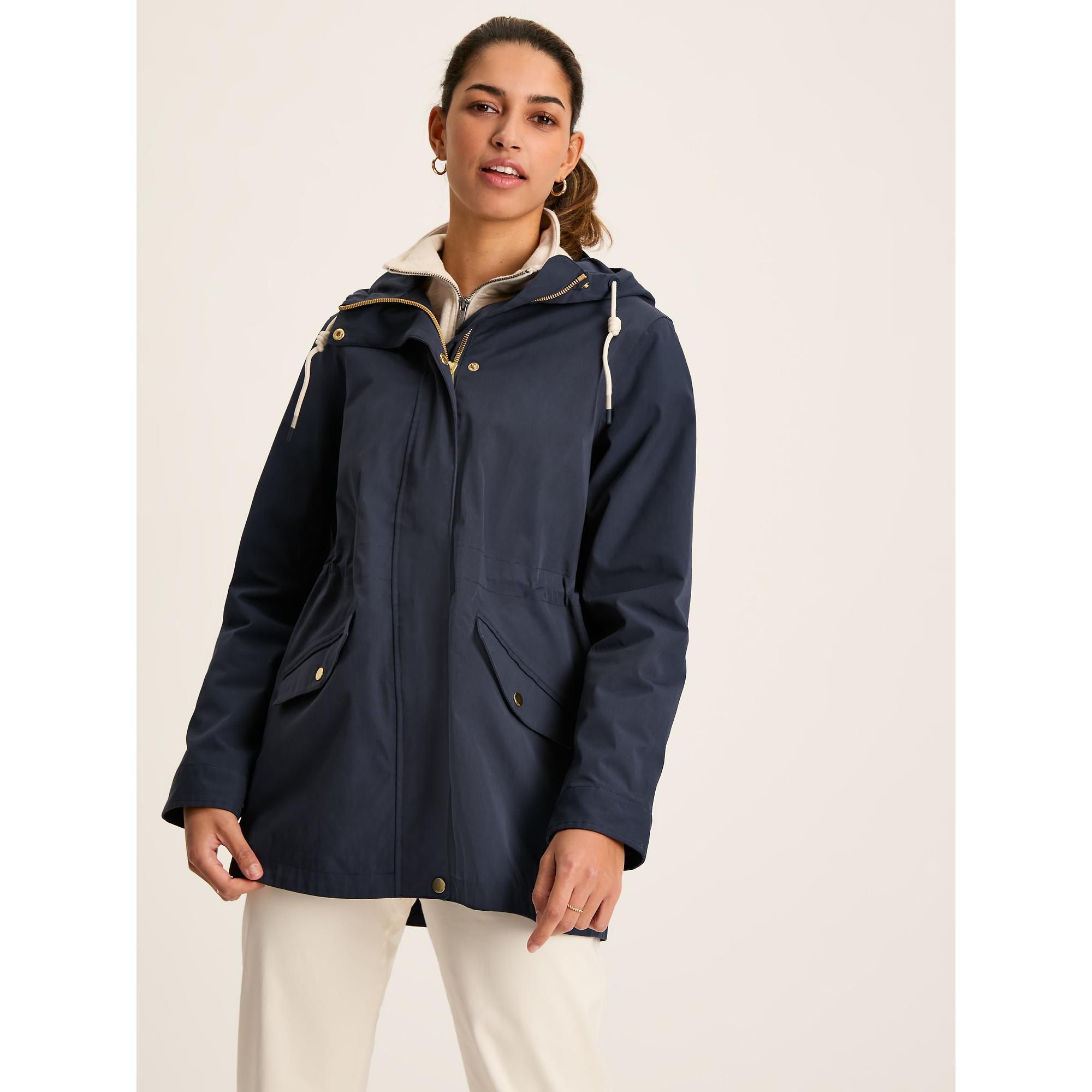 Product image 3 of 8 of Joules Women's Portwell Waterproof Raincoat - Navy Blue