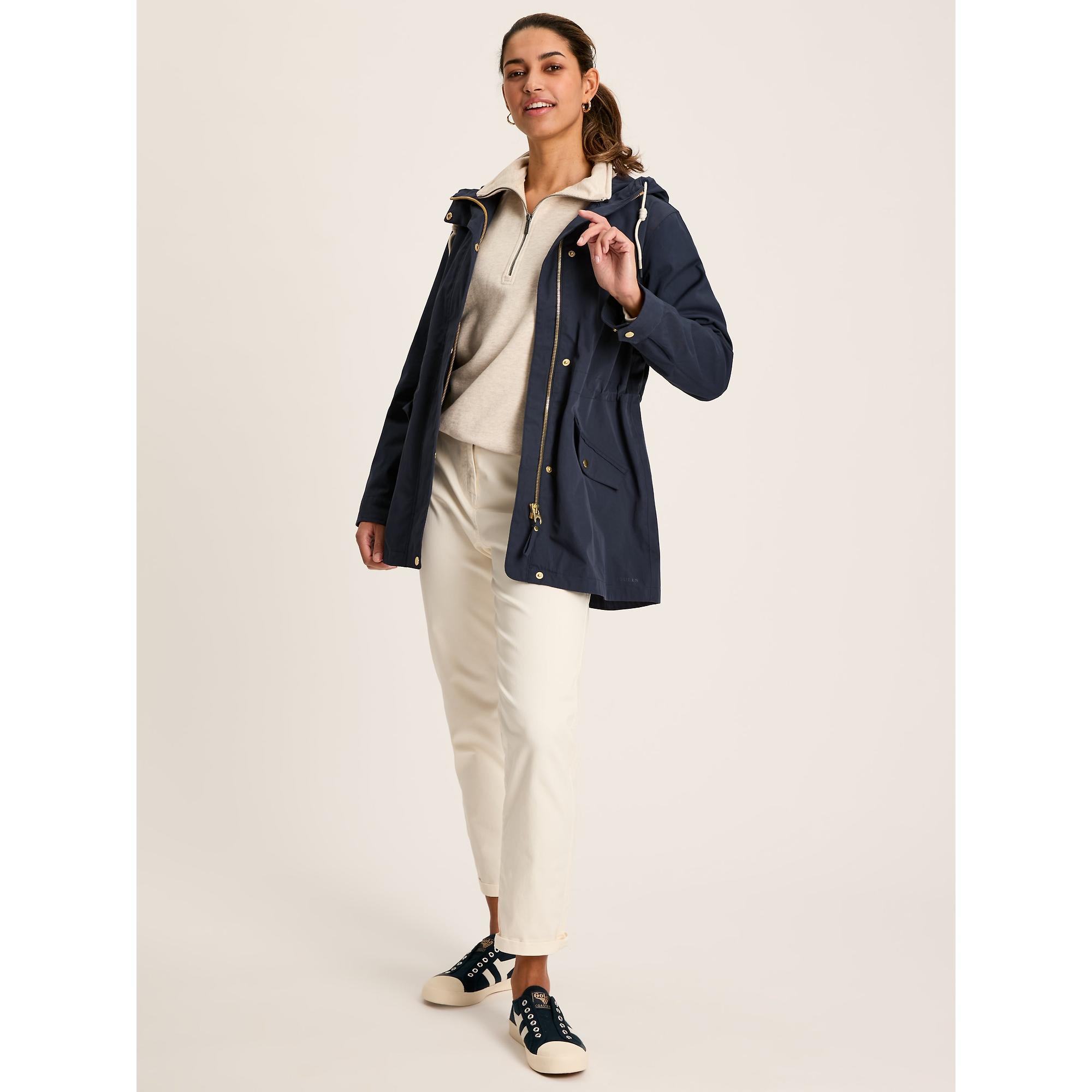 Product image 2 of 8 of Joules Women's Portwell Waterproof Raincoat - Navy Blue