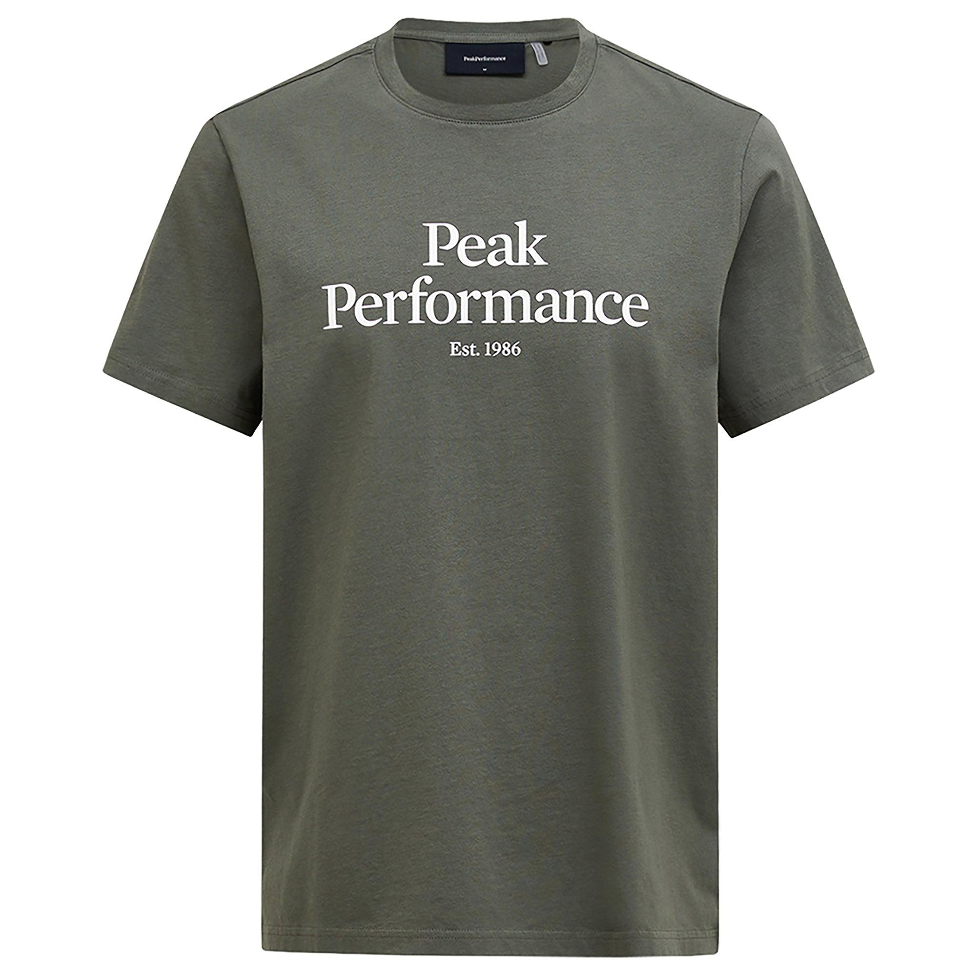 Product image 1 of 4 of Peak Performance Men's Original Tee - Pine Needle/ Off White