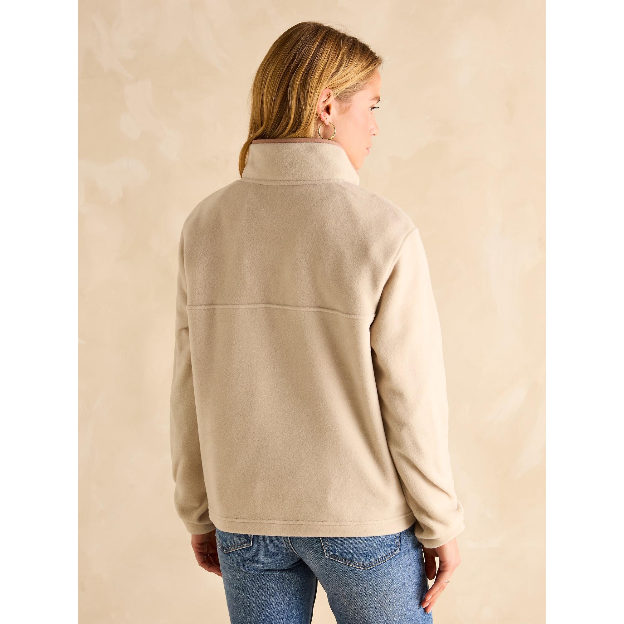 Product image 6 of 10 of Joules Women's Lulworth Funnel Neck Fleece - Sandstone