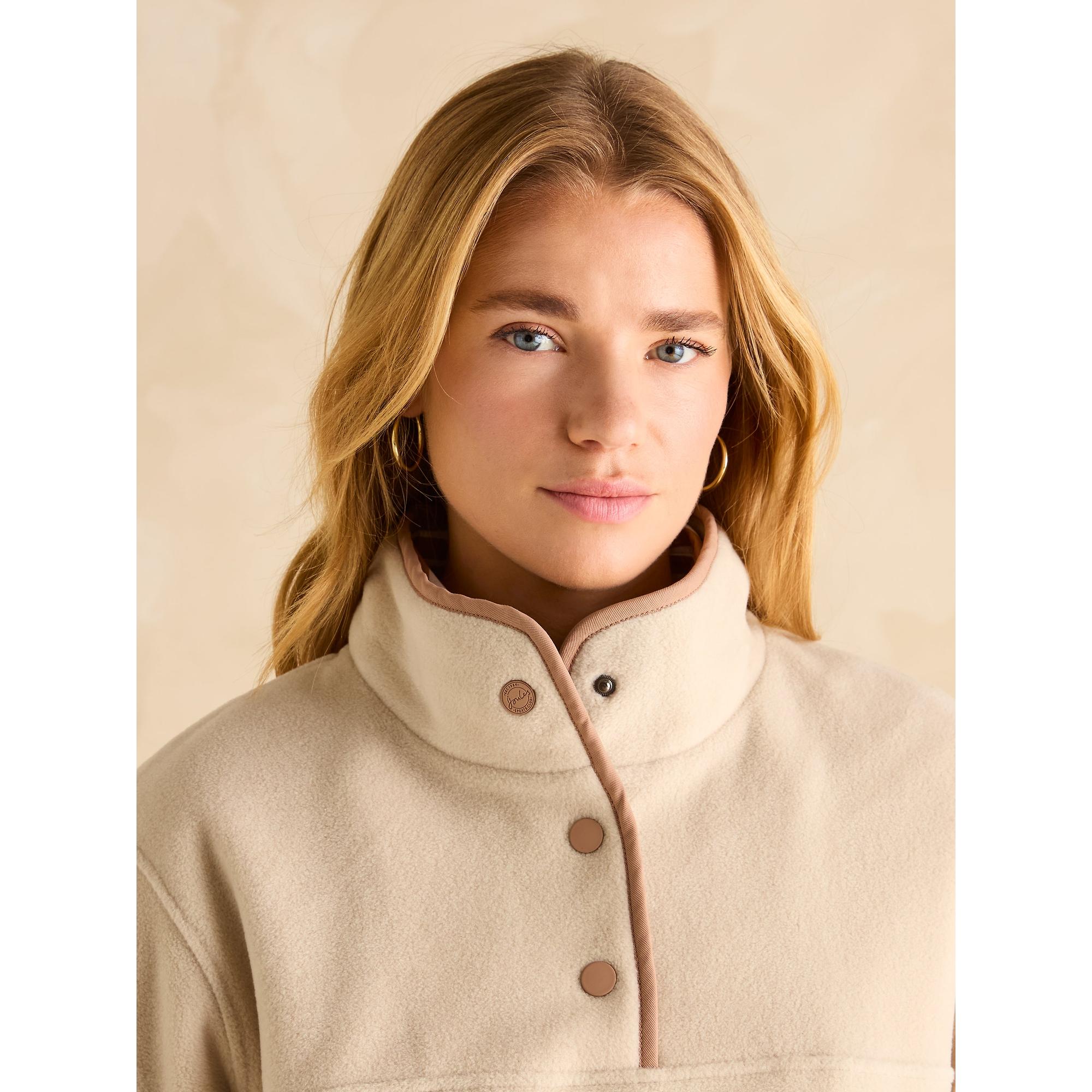 Product image 4 of 10 of Joules Women's Lulworth Funnel Neck Fleece - Sandstone