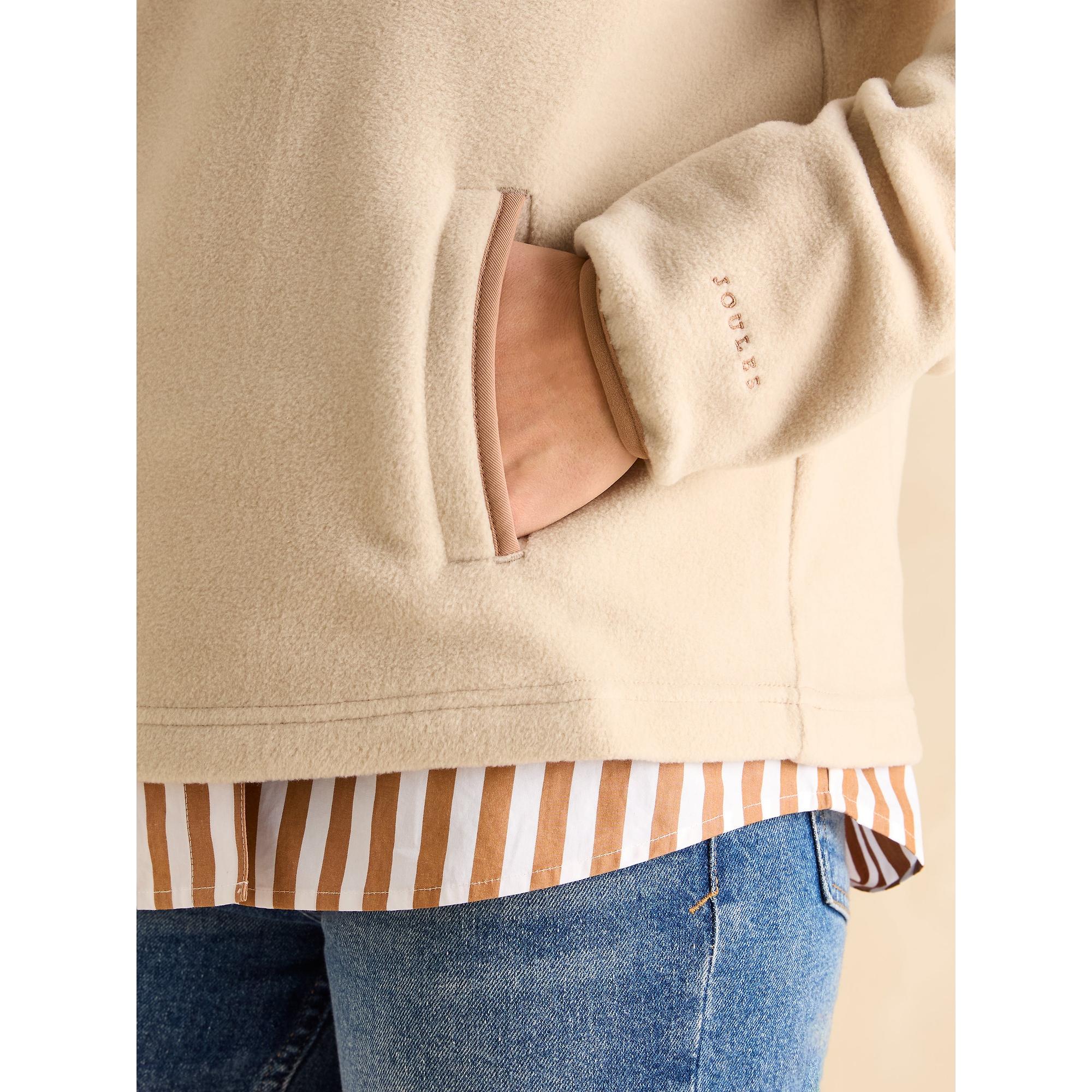 Product image 2 of 10 of Joules Women's Lulworth Funnel Neck Fleece - Sandstone
