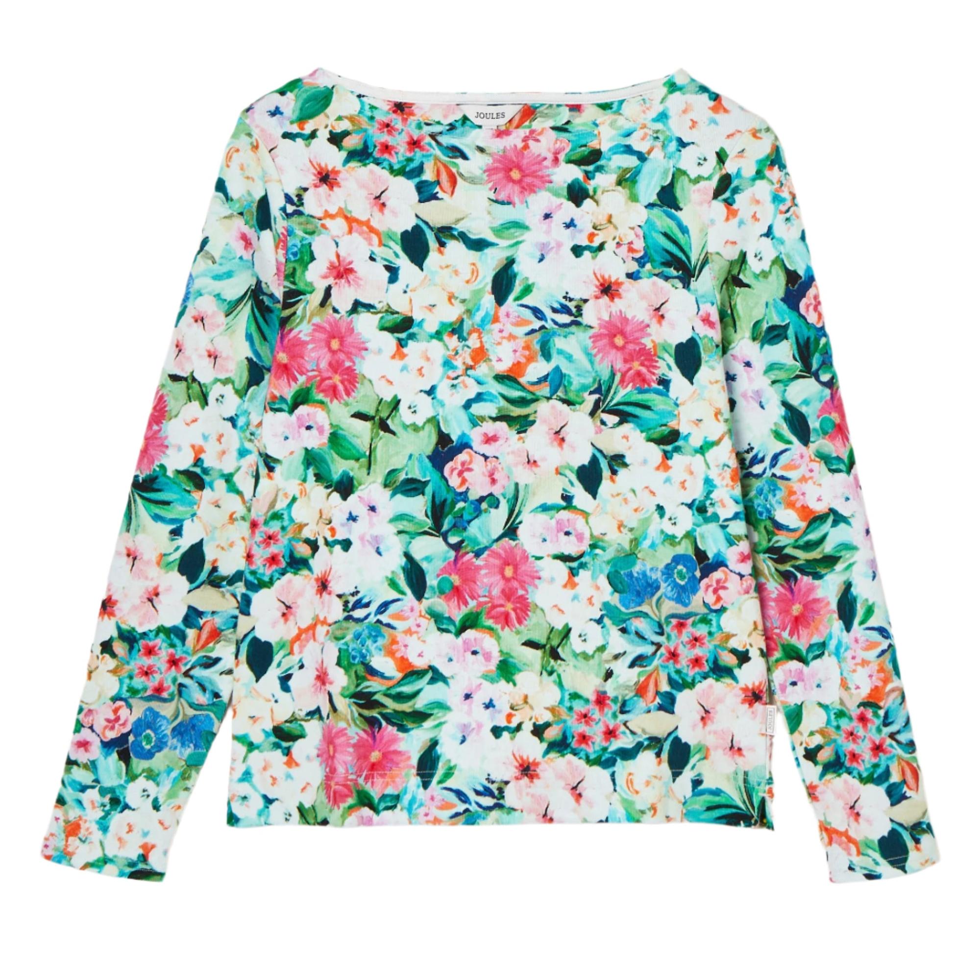 Product image 1 of 6 of Joules Women's Printed Harbour Long Sleeve Top - Multi Floral