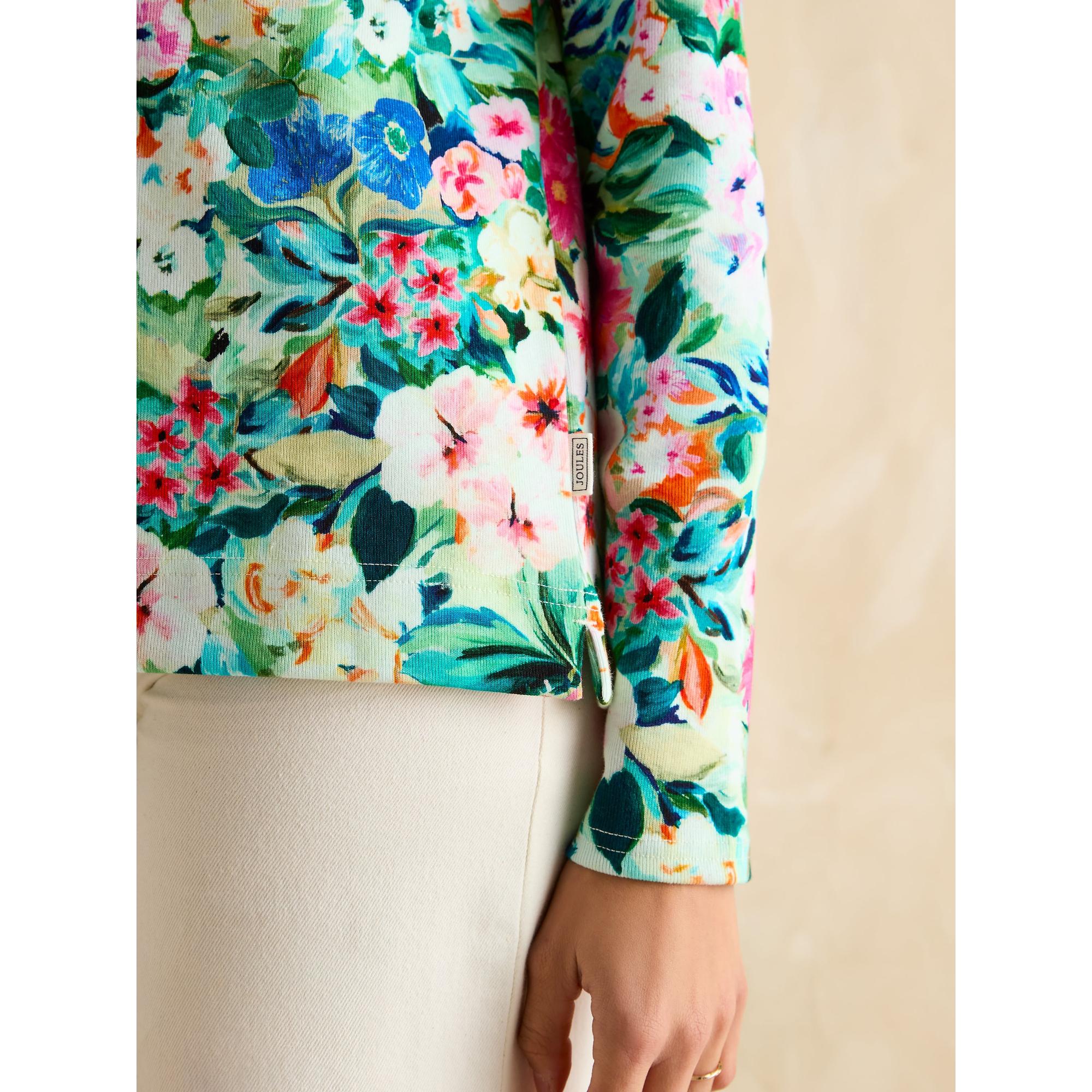 Product image 6 of 6 of Joules Women's Printed Harbour Long Sleeve Top - Multi Floral