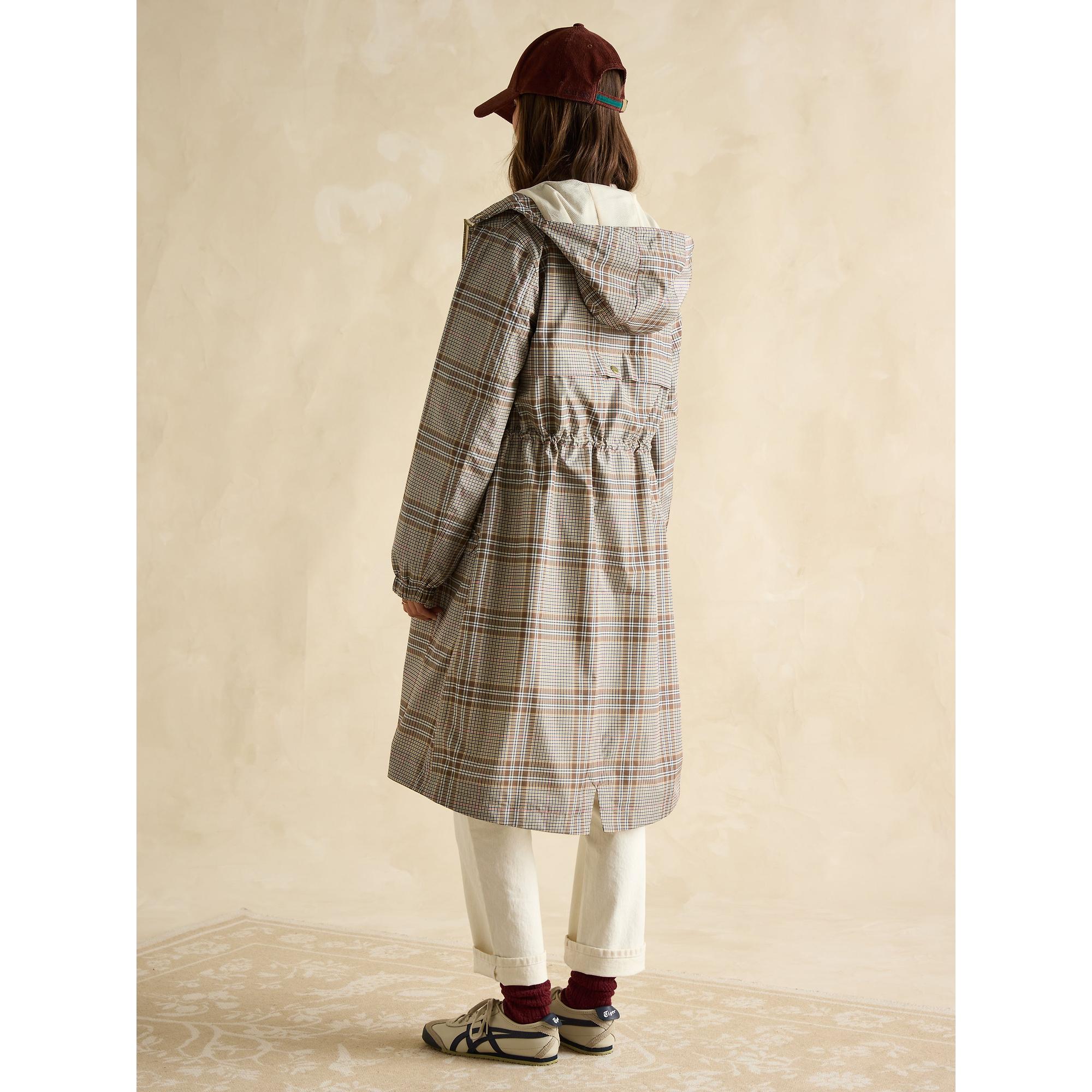 Product image 4 of 9 of Joules Women's Holkham Waterproof Packable Raincoat - Dartmoor Check