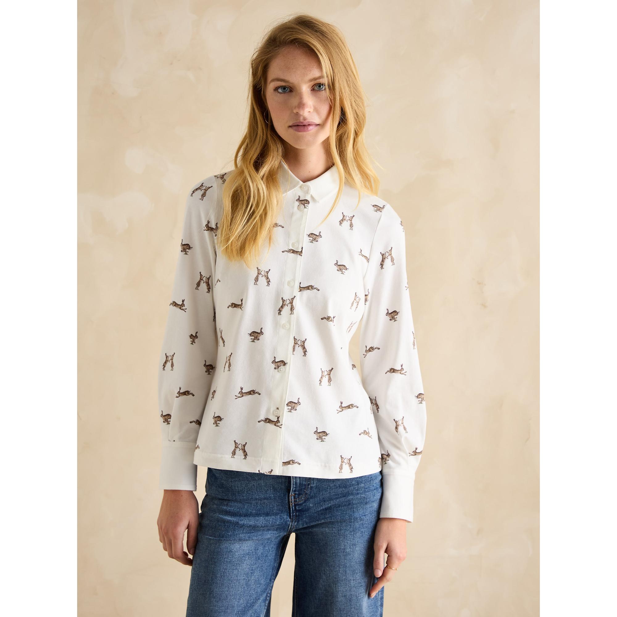 Product image 2 of 6 of Joules Women's Burlington Shirt - Hare Print