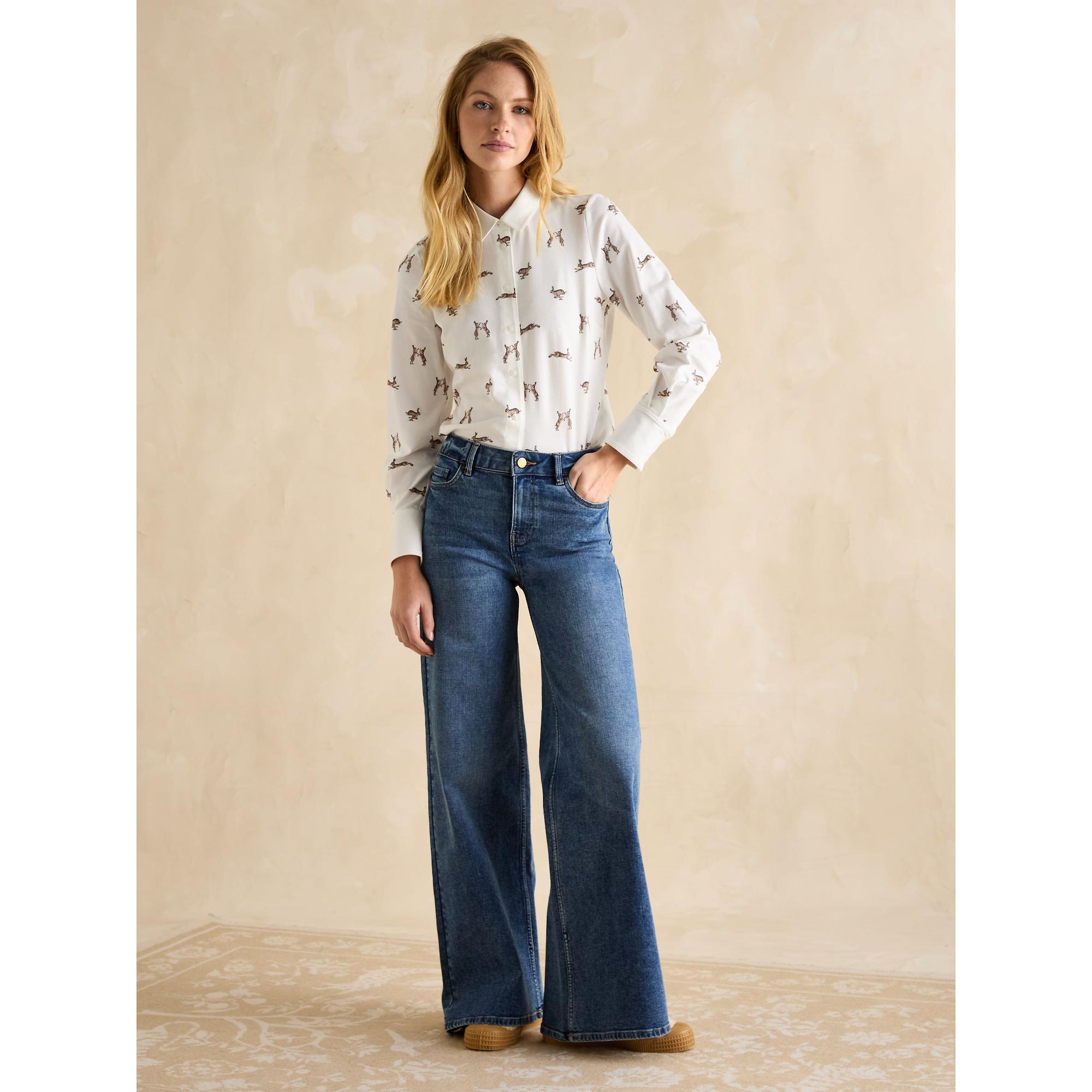 Product image 6 of 6 of Joules Women's Burlington Shirt - Hare Print