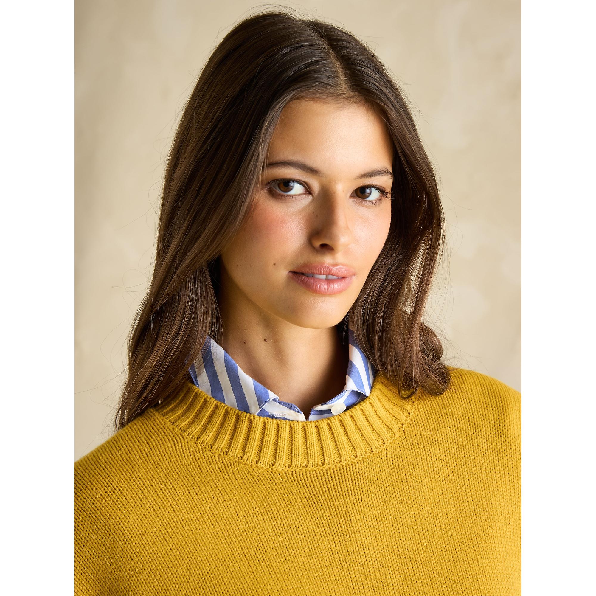 Product image 4 of 8 of Joules Women's Alexandra Blanket Stitch Jumper - Yellow